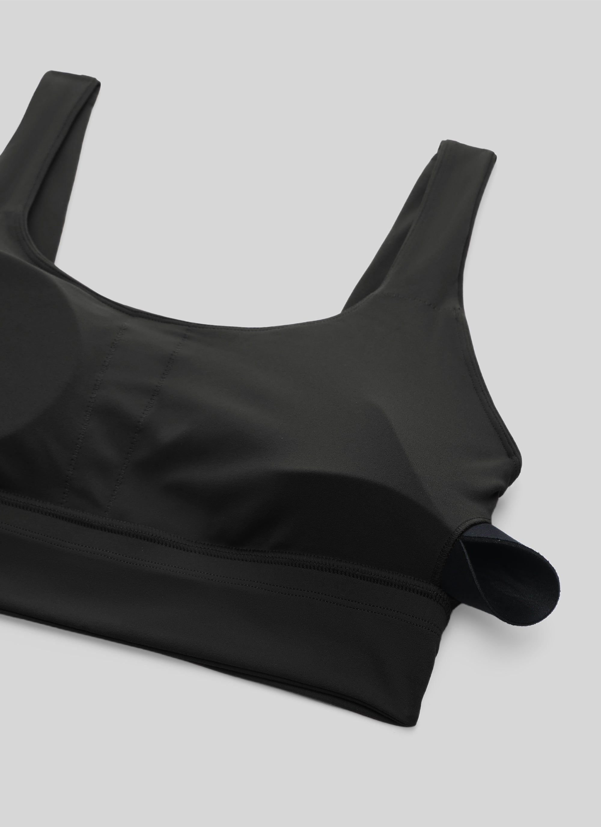 CRZ YOGA Women's Yoga Low Support Butterluxe Sport Bra U Back Longline Black