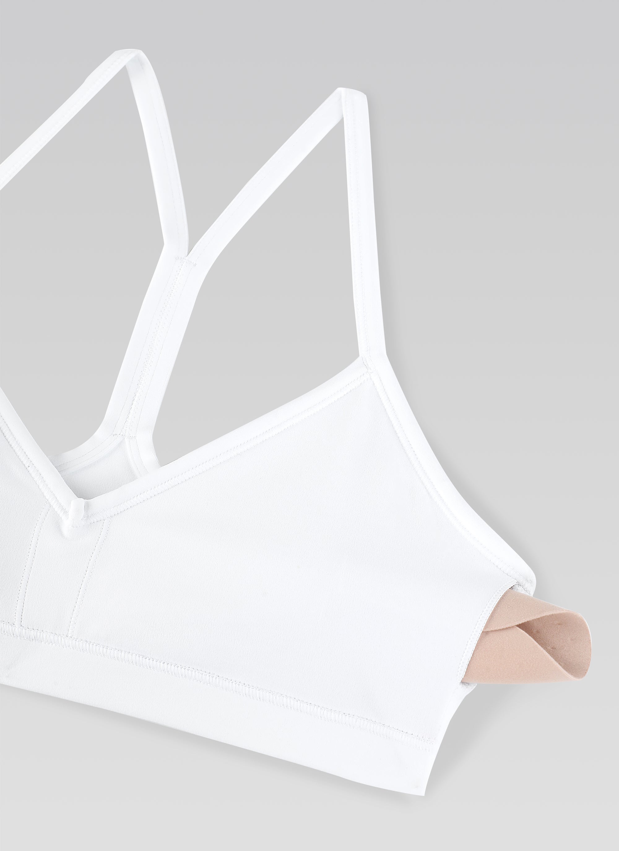 CRZ YOGA Butterluxe Womens Ruched V Neck Yoga Padded Sports Bra White