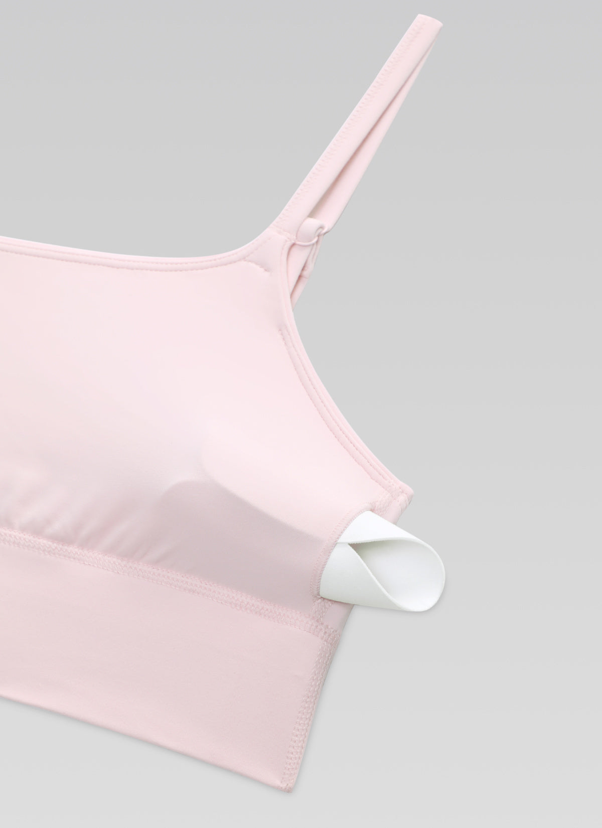 CRZ YOGA Women's Butterlift Yoga Longline Built in Bra Sports Bra Strawberry Pink