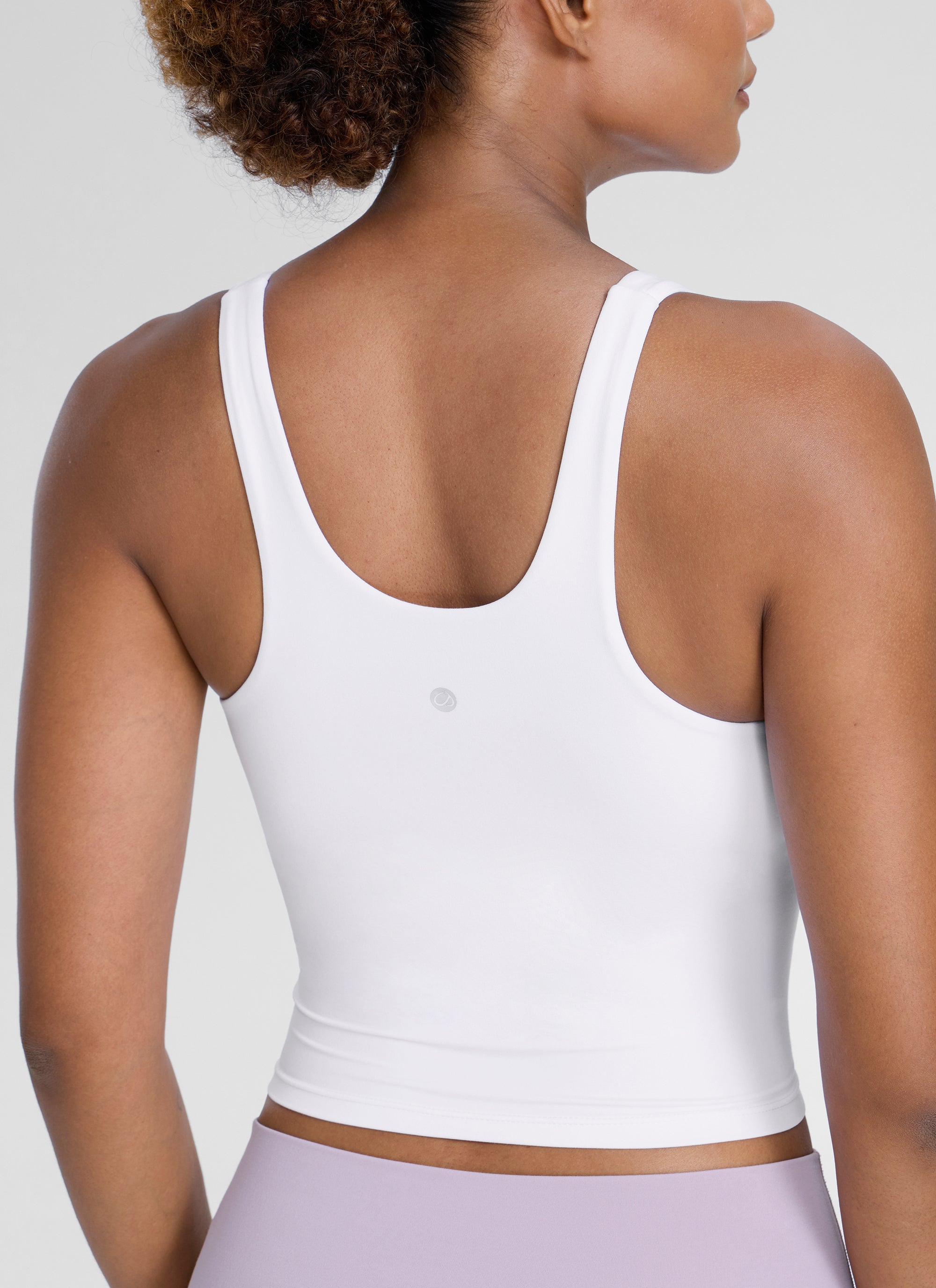 CRZ YOGA – Butterlift יוגה לנשים Butterlift U Butterlift , עם חזייה מובנית, בצבע לבן