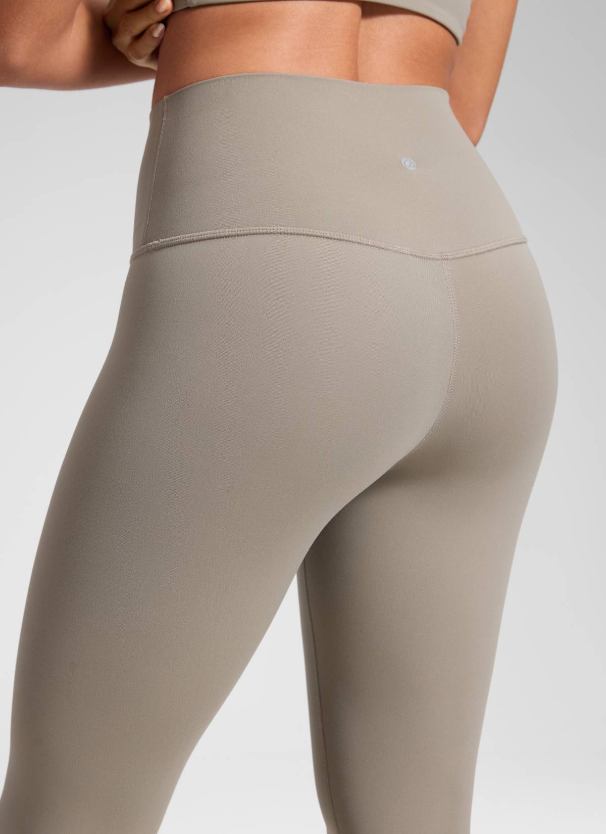 CRZ YOGA טייץ יוגה נשים Lounge בגזרה גבוהה Butterluxe 64 ס"מ אפור אפר חם