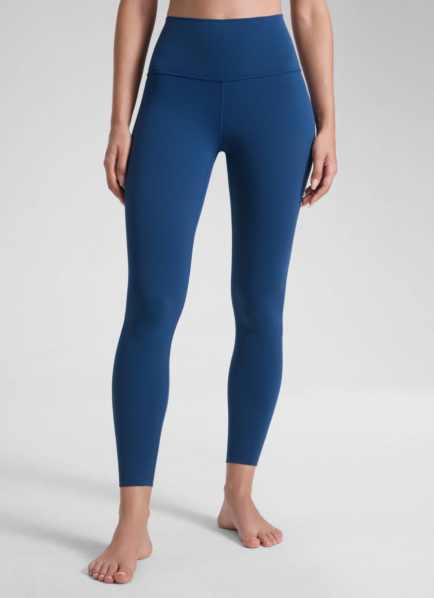 CRZ YOGA Women's Yoga Lounge High Rise Butterluxe Yoga Leggings 25'' French Navy