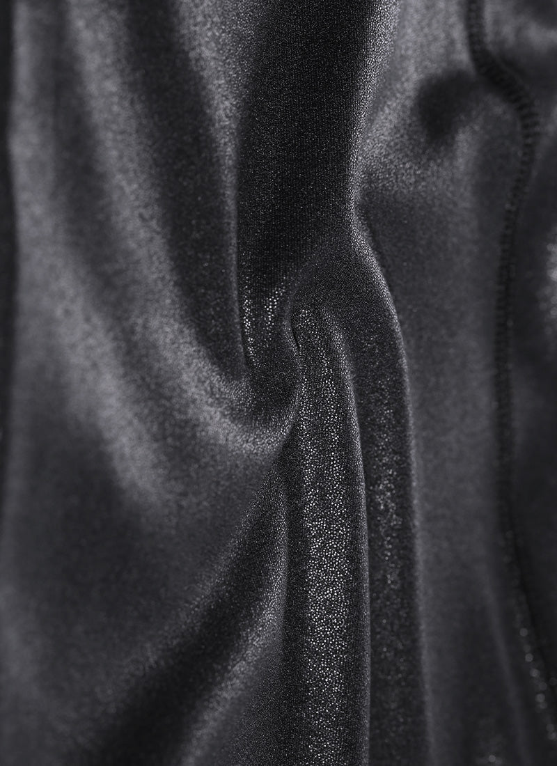 CRZ YOGA – טייץ לנשים מעור מלאכותי Butterluxe , 25 אינץ', שחור, עור קלאסי