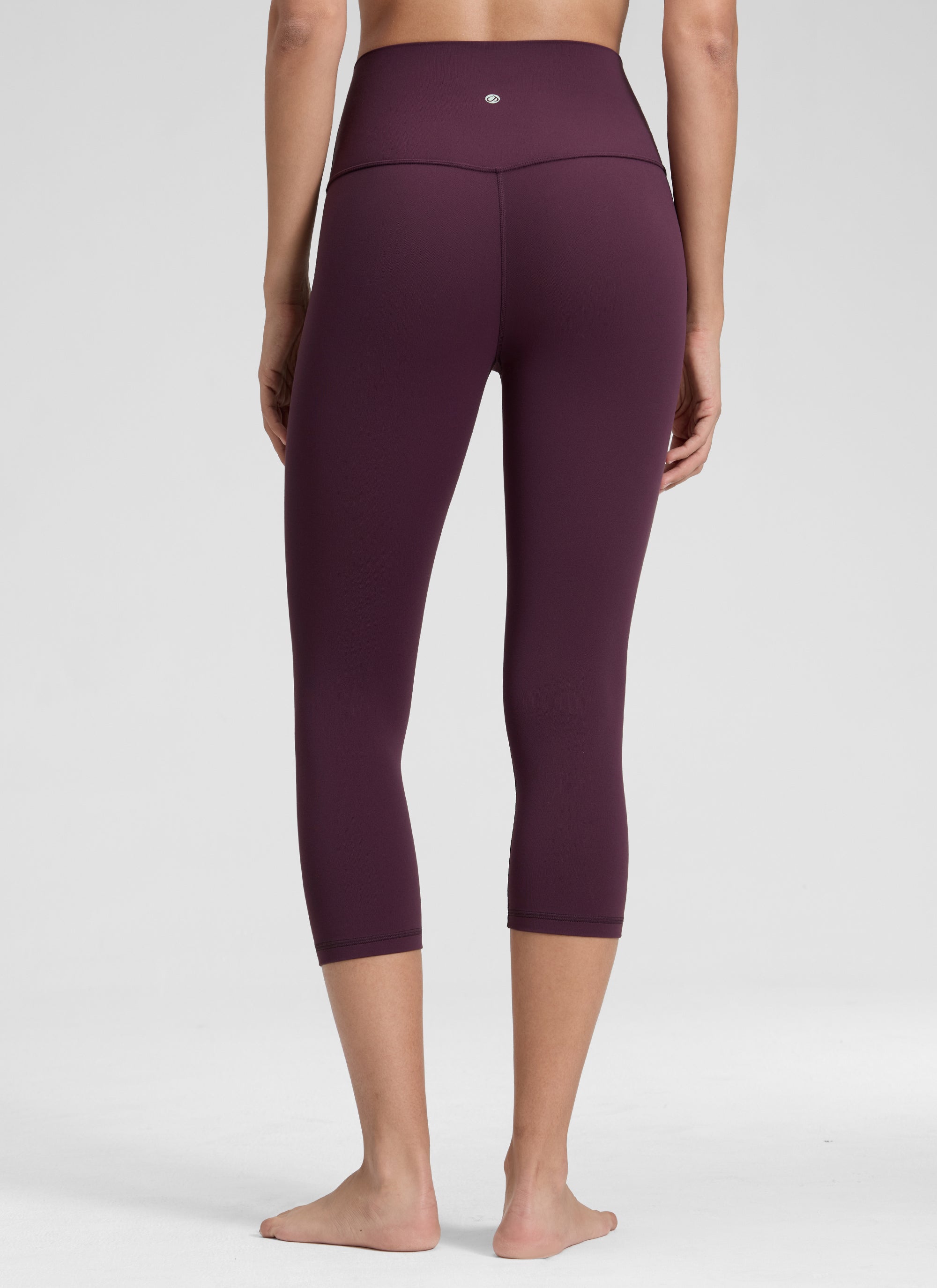 CRZ YOGA Women's Yoga Lounge High Rise Butterluxe Yoga Leggings 19'' Deep Purple