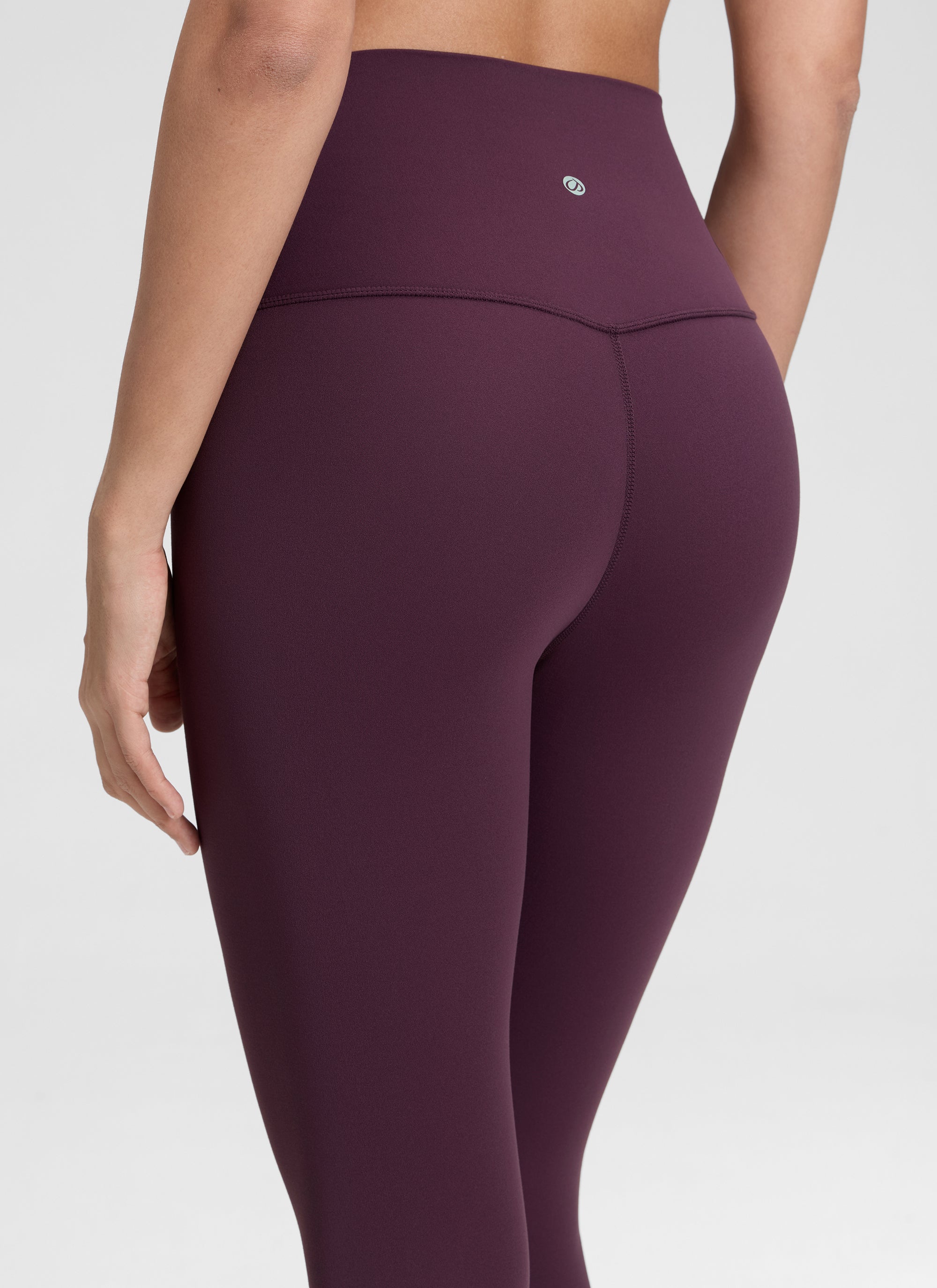 CRZ YOGA Women's Yoga Lounge High Rise Butterluxe Yoga Leggings 19'' Deep Purple