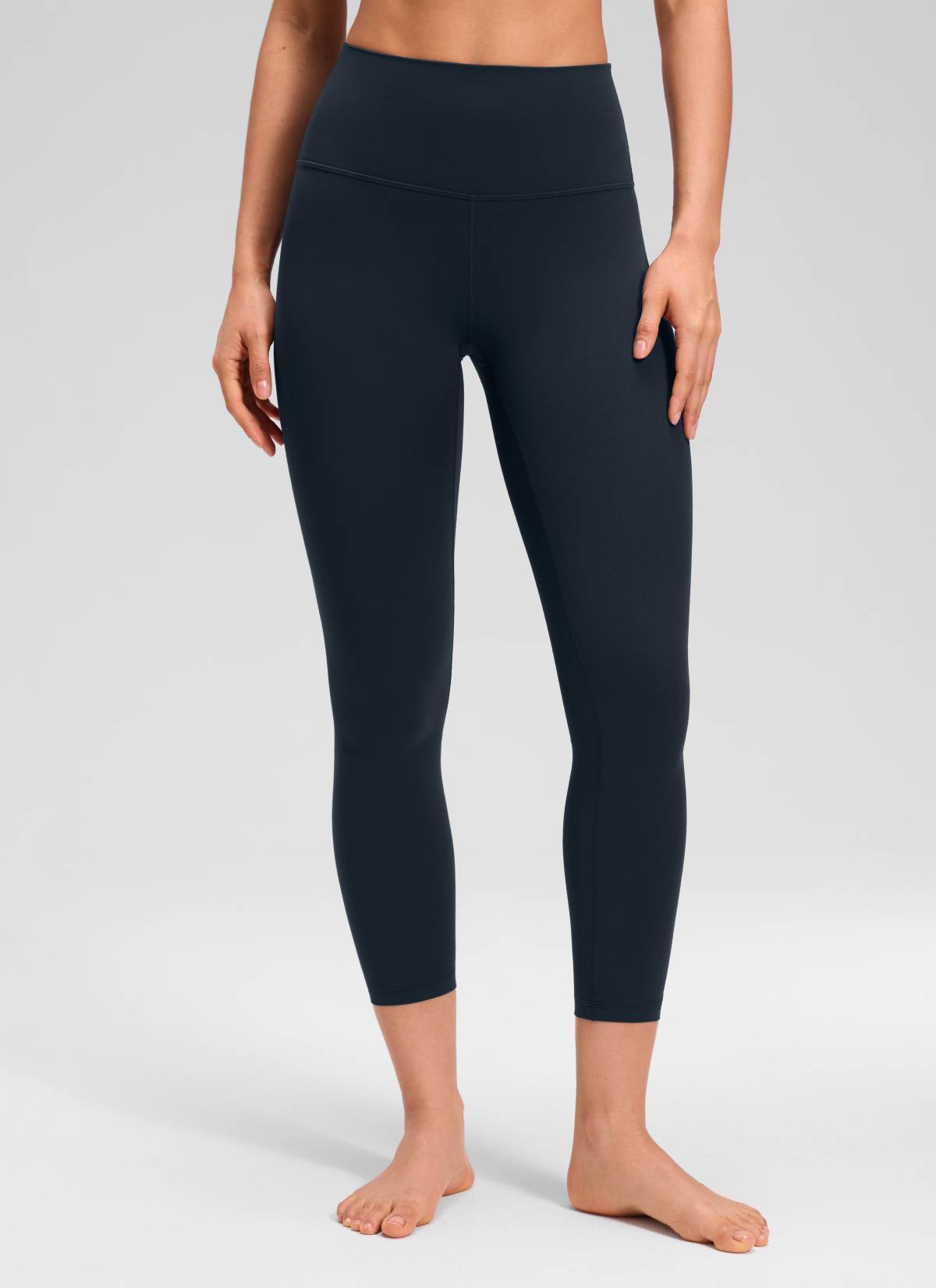 CRZ YOGA Women's Yoga Lounge High Rise Butterluxe Yoga Leggings 23'' True Navy