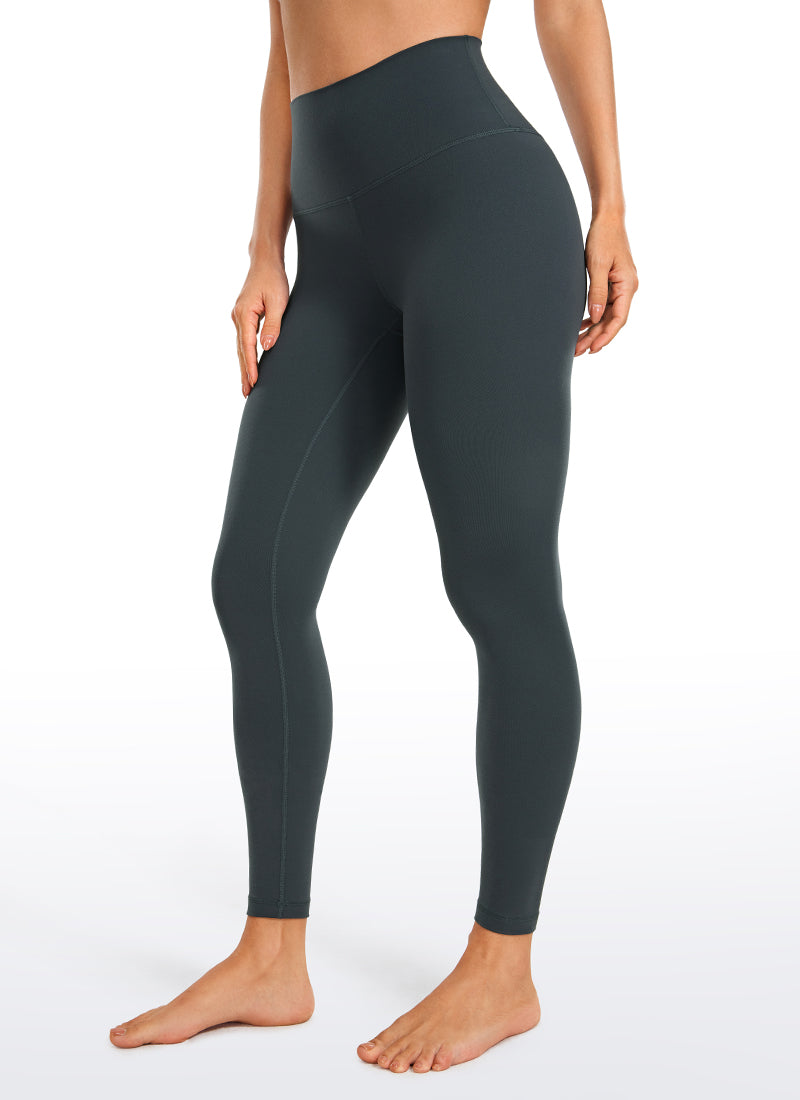 CRZ YOGA – טייץ יוגה לנשים עם מותן גבוהה Butterluxe , 26.5 אינץ', ירוק כהה