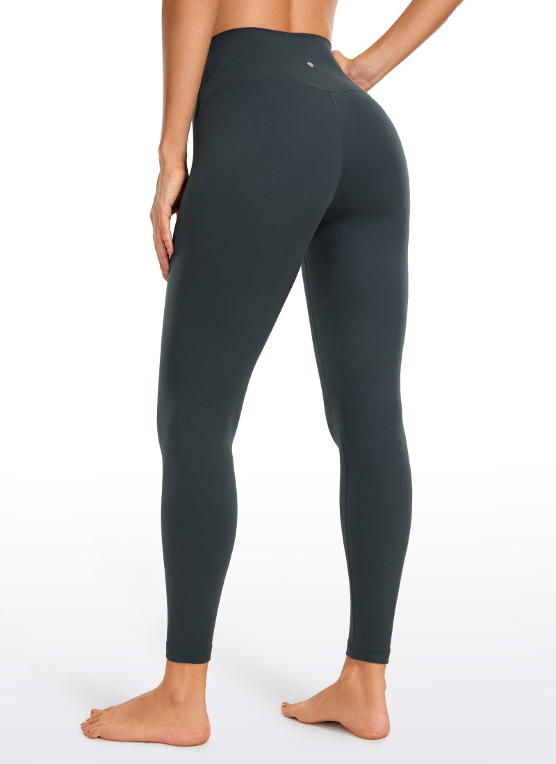 CRZ YOGA – טייץ יוגה לנשים עם מותן גבוהה Butterluxe , 26.5 אינץ', ירוק כהה