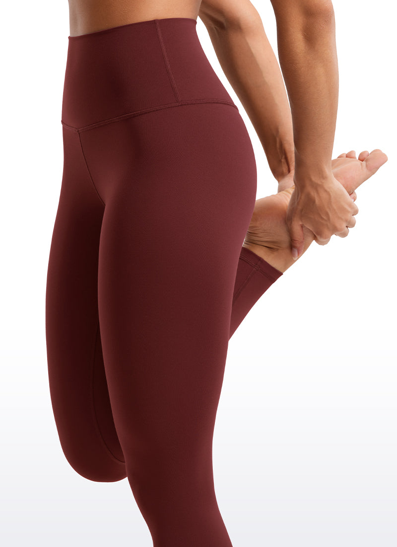 CRZ YOGA לנשים יוגה לאונג' טייץ יוגה Butterluxe בגזרה גבוהה 71 ס"מ אדום זוהר