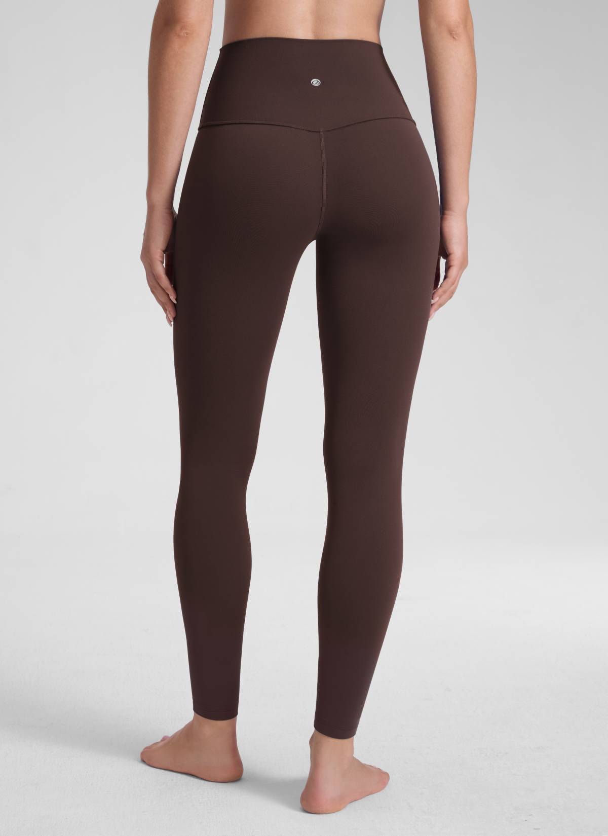 CRZ YOGA Women's Yoga Lounge High Rise Butterluxe Yoga Leggings 28'' Hot Fudge Brown