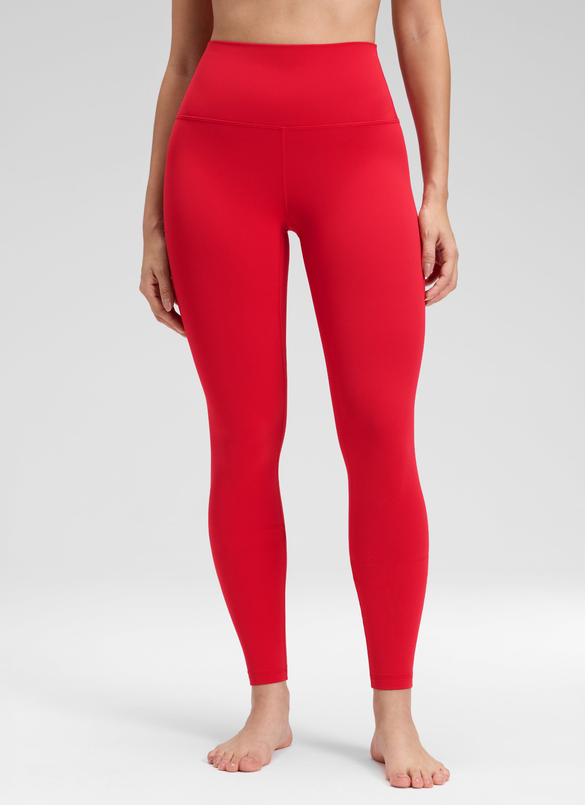 CRZ YOGA Women's Yoga Lounge High Rise Butterluxe Yoga Leggings 28'' Aurora Red