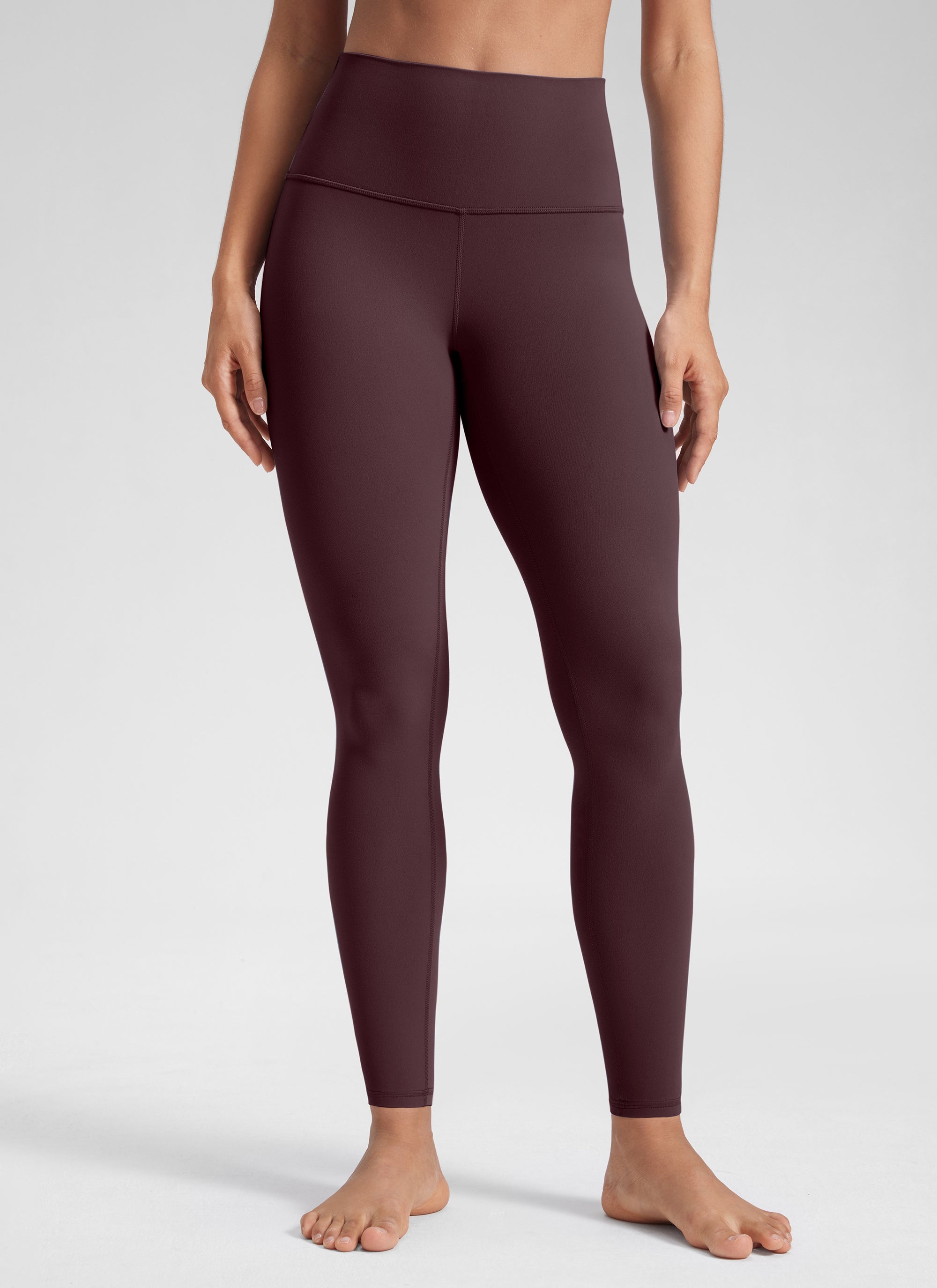 CRZ YOGA Women's Yoga Lounge High Rise Butterluxe Yoga Leggings 28'' Ripe Plum