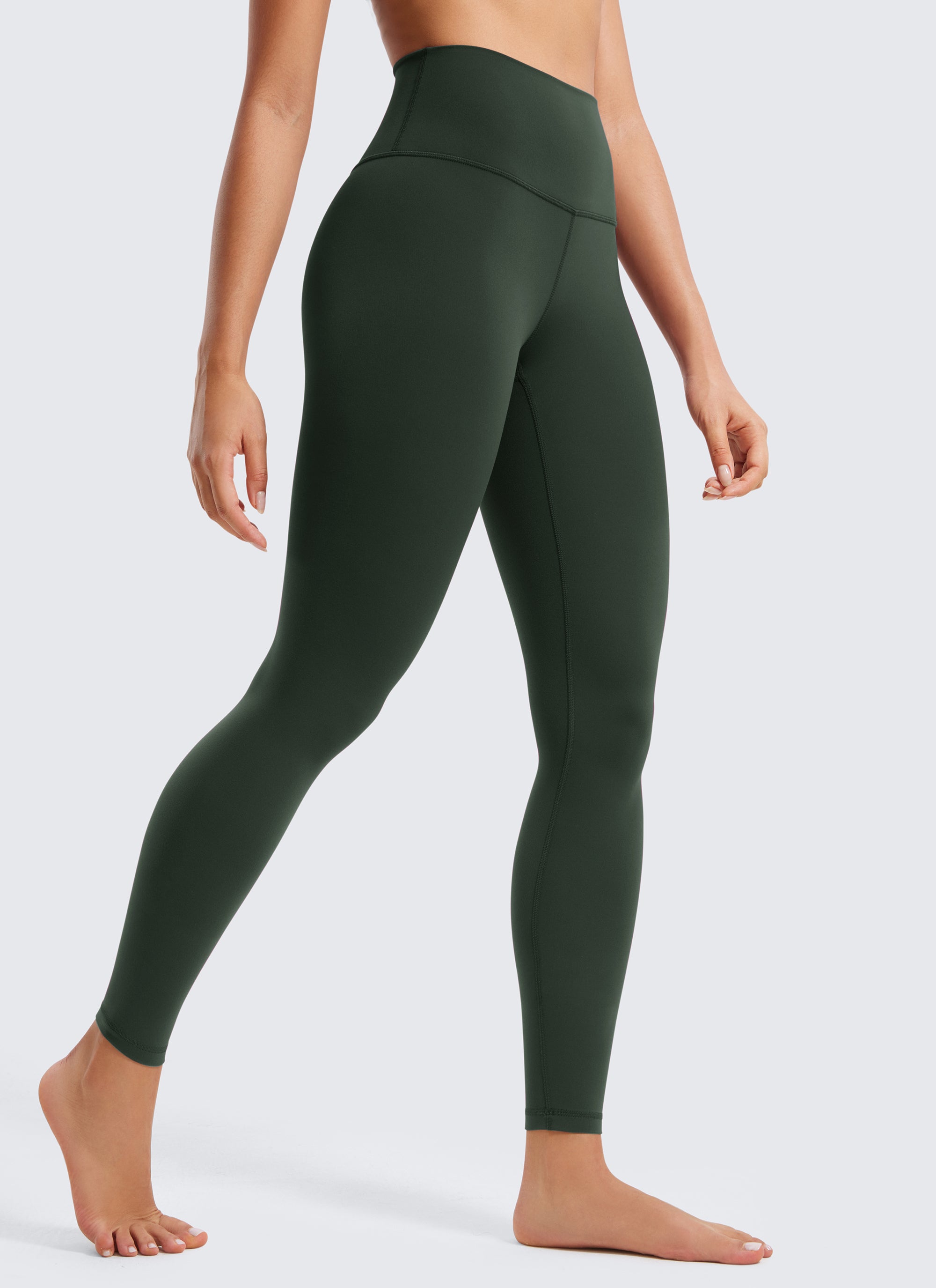 CRZ YOGA Women's Yoga Lounge High Rise Butterluxe Yoga Leggings 28'' Legend Green