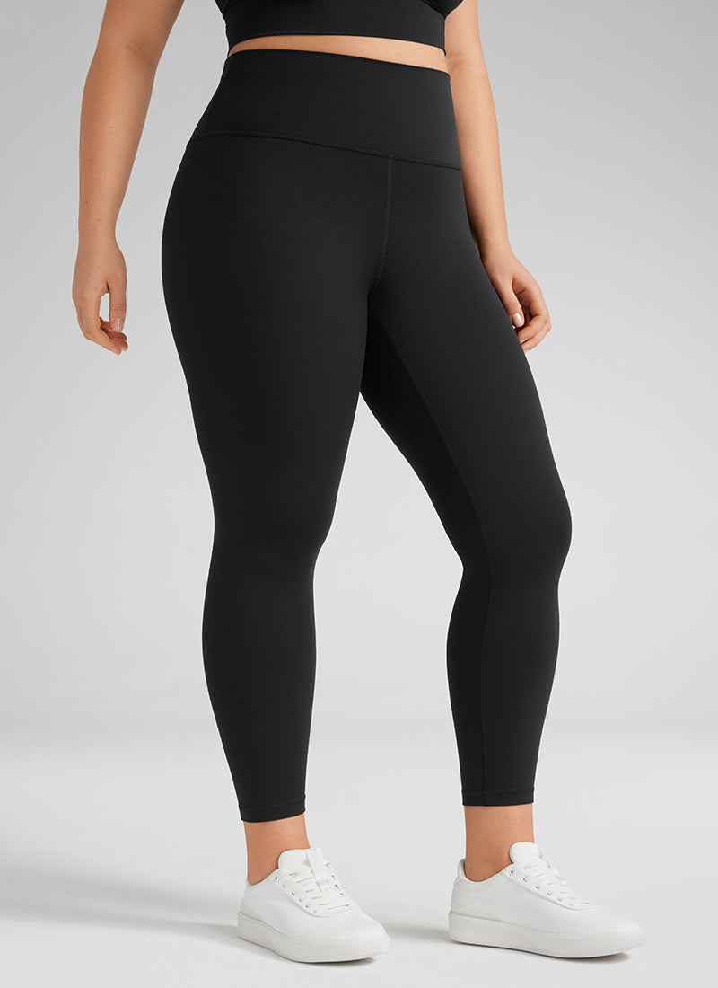 CRZ YOGA – Butterluxe יוגה לנשים במותניים גבוהות במידות גדולות Butterluxe , 25 אינץ', שחור