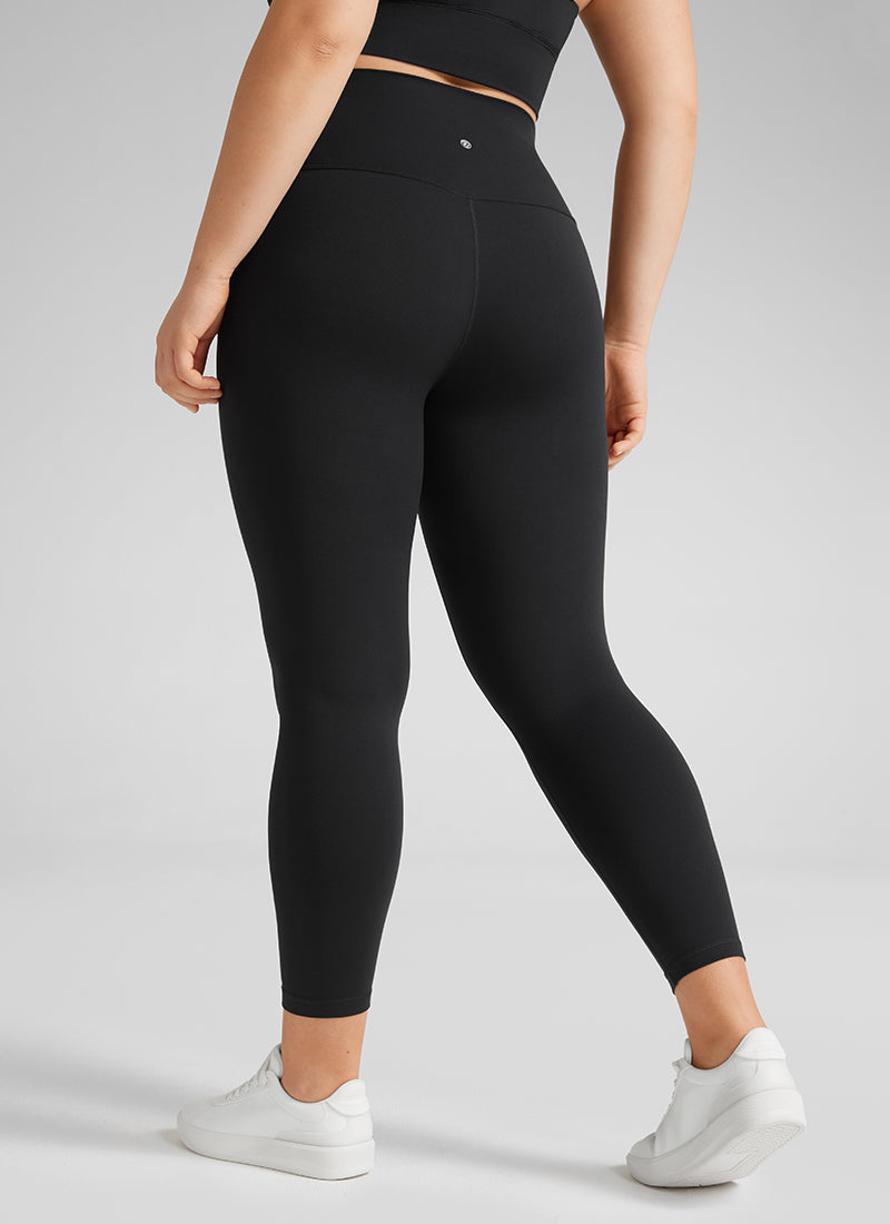CRZ YOGA – Butterluxe יוגה לנשים במותניים גבוהות במידות גדולות Butterluxe , 25 אינץ', שחור