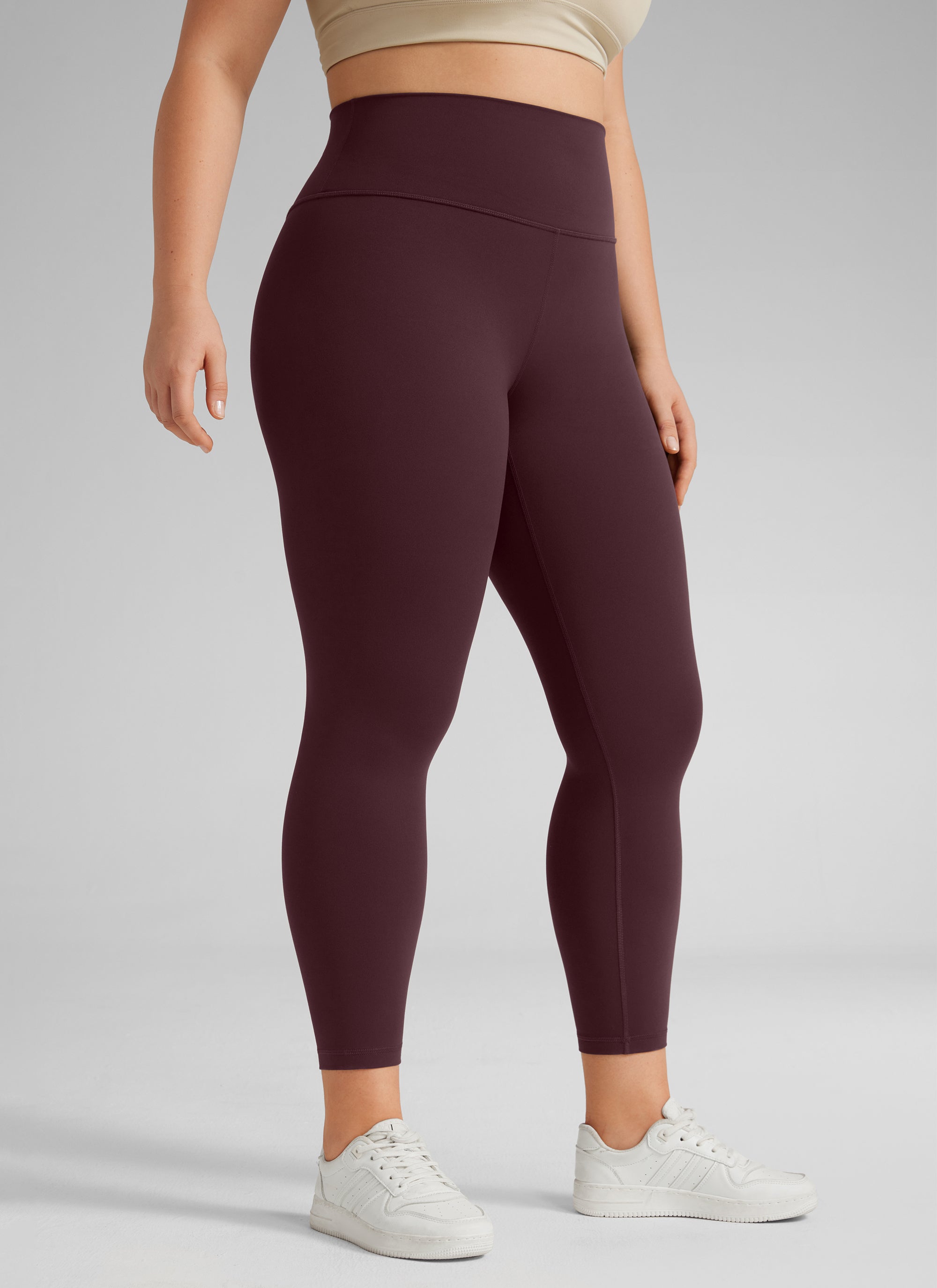 CRZ YOGA – Butterluxe יוגה לנשים במותן גבוהה במידות גדולות Butterluxe , 25 אינץ', צבע "שזיף בשל"