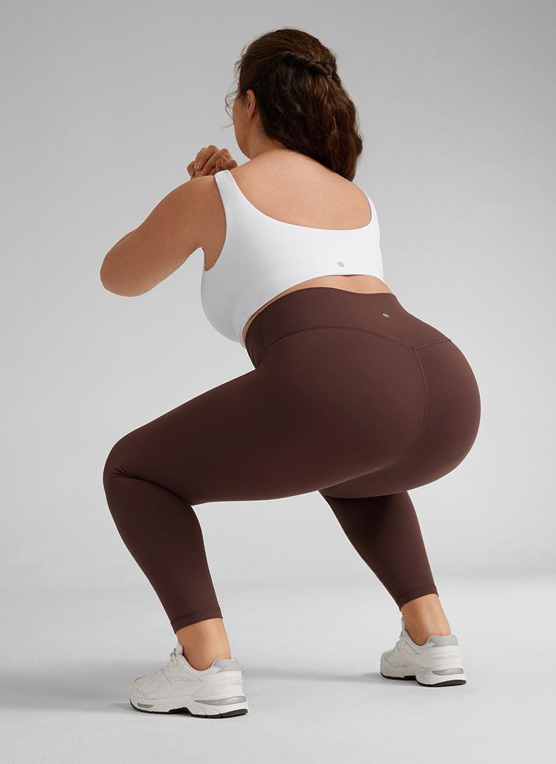 טייץ יוגה נשים CRZ YOGA Butterluxe מותן גבוה מידות גדולות 64 ס"מ טופ