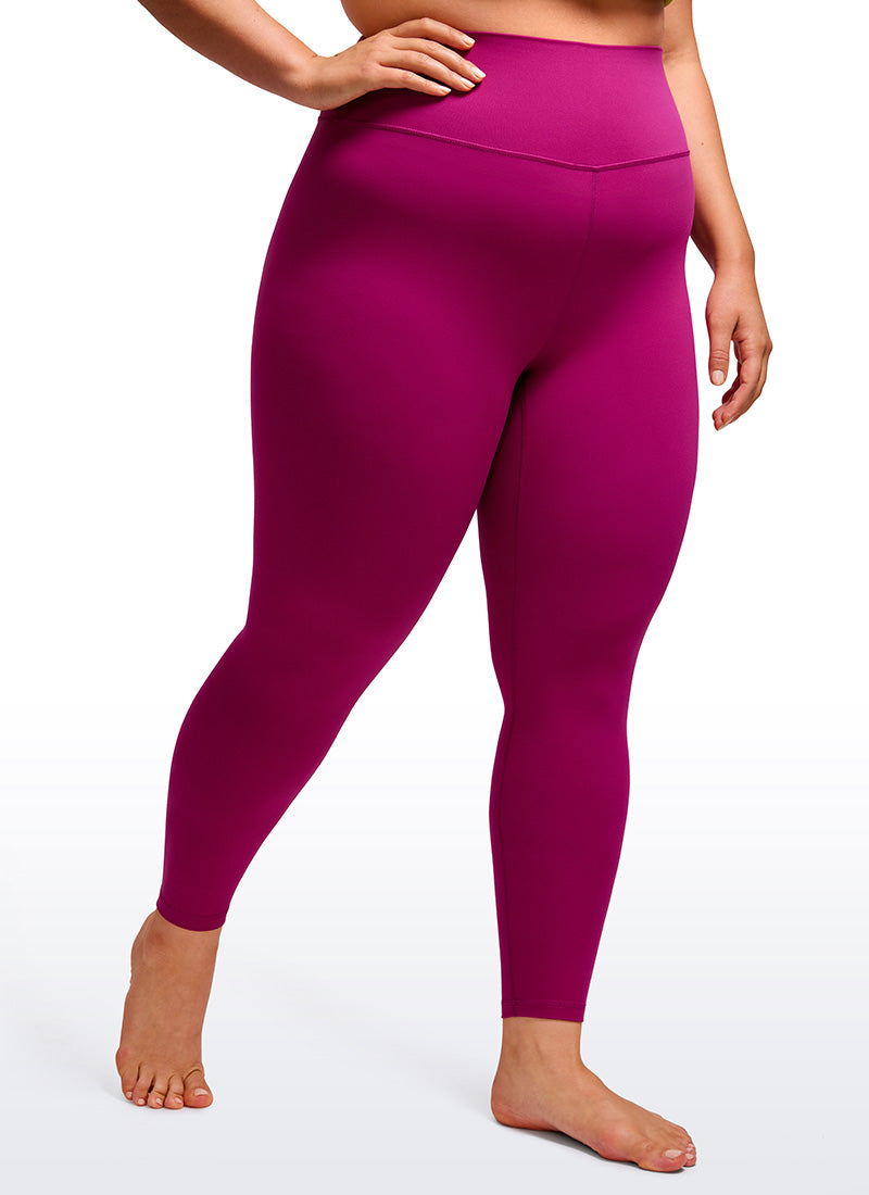 CRZ YOGA – Butterluxe יוגה לנשים במותניים גבוהות במידות גדולות Butterluxe , 25 אינץ', סגול מג'נטה