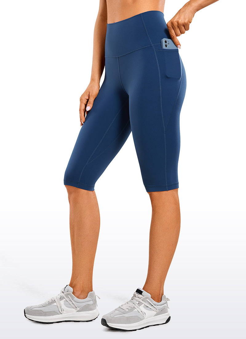 CRZ YOGA – טייץ קפרי לנשים עם כיסים, באורך Butterluxe , מידה 13