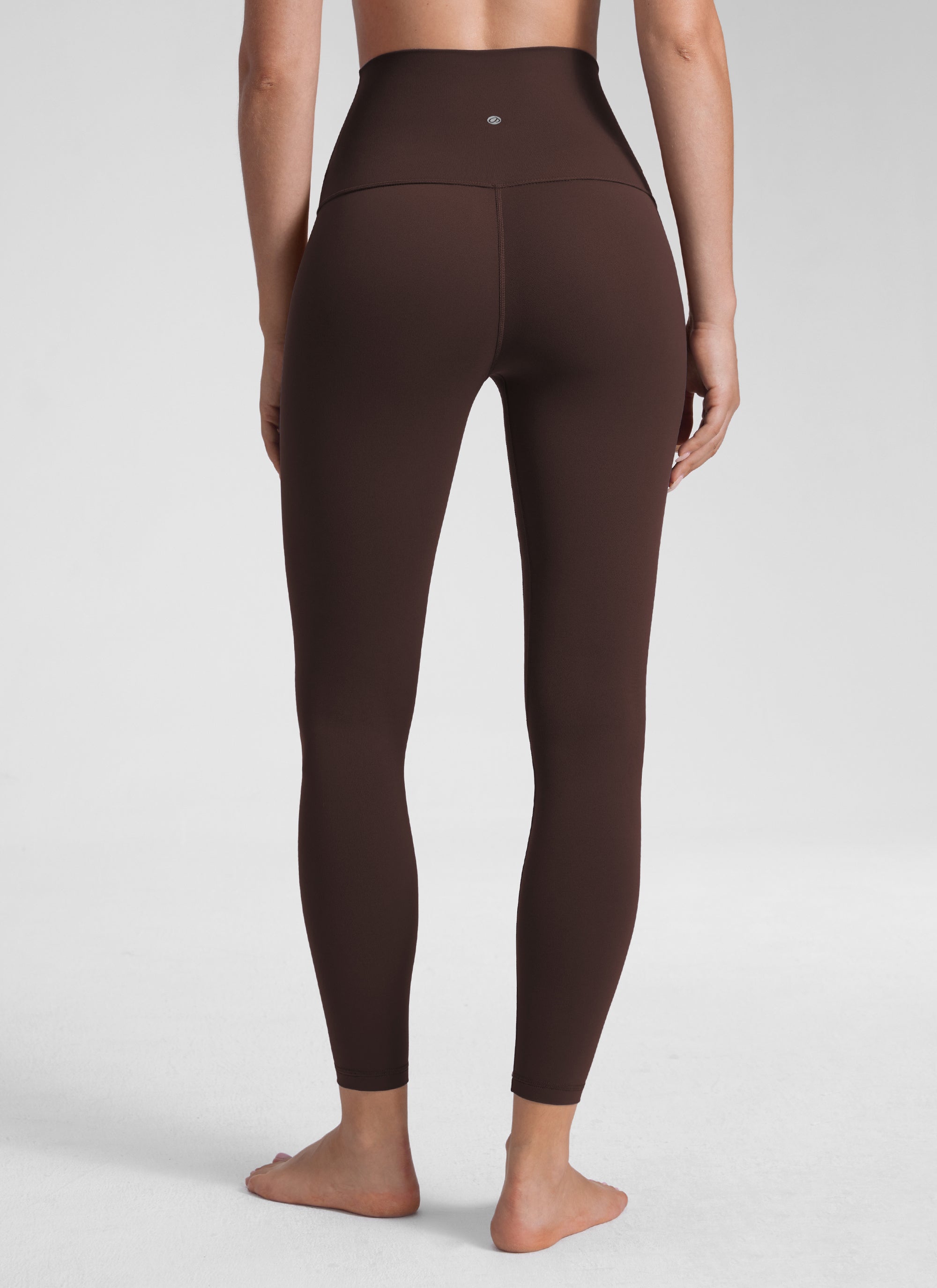 CRZ YOGA Women's Lounge Super High Rise Butterluxe Yoga Leggings 25'' Hot Fudge Brown