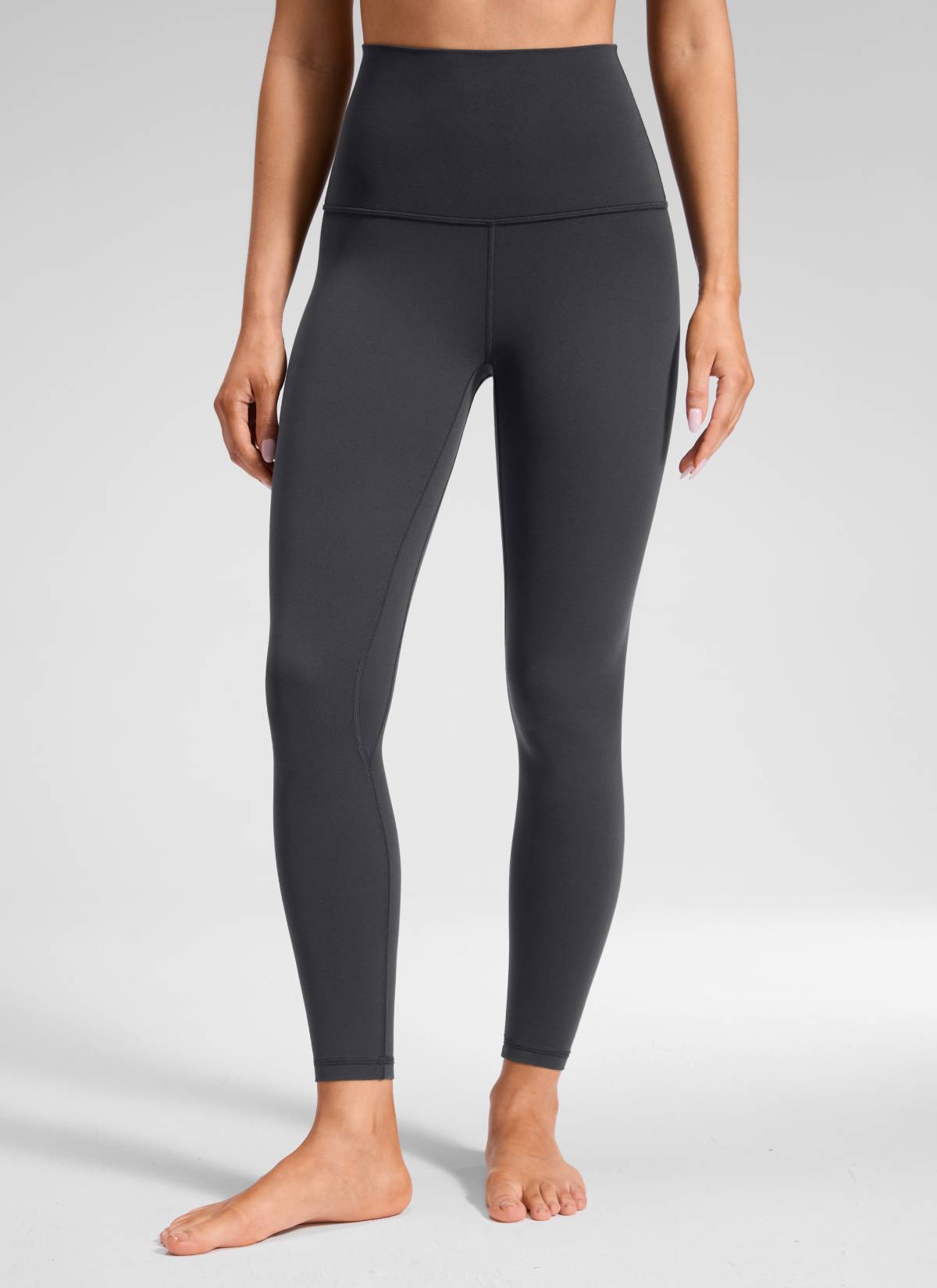 CRZ YOGA Women's Lounge Super High Rise Butterluxe Yoga Leggings 25'' Mysterious Grey