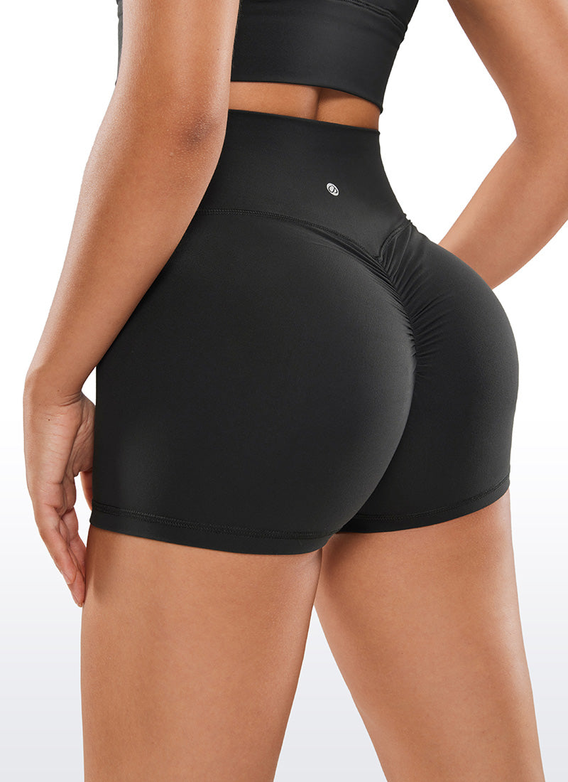 CRZ YOGA – מכנסי אופניים קצרים לנשים Butterluxe ללא תפר קדמי 3