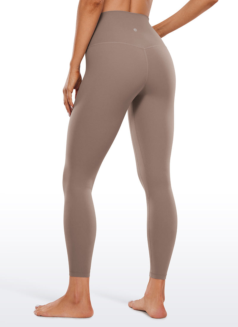 CRZ YOGA – טייץ יוגה לנשים Butterluxe , עם מותניים Butterluxe ותפרים כפולים, מידה 25