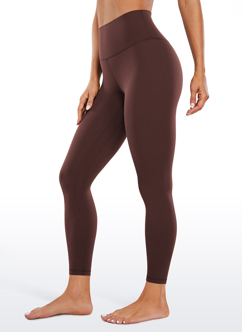 CRZ YOGA – טייץ יוגה לנשים Butterluxe , עם מותניים Butterluxe ותפרים כפולים, מידה 25