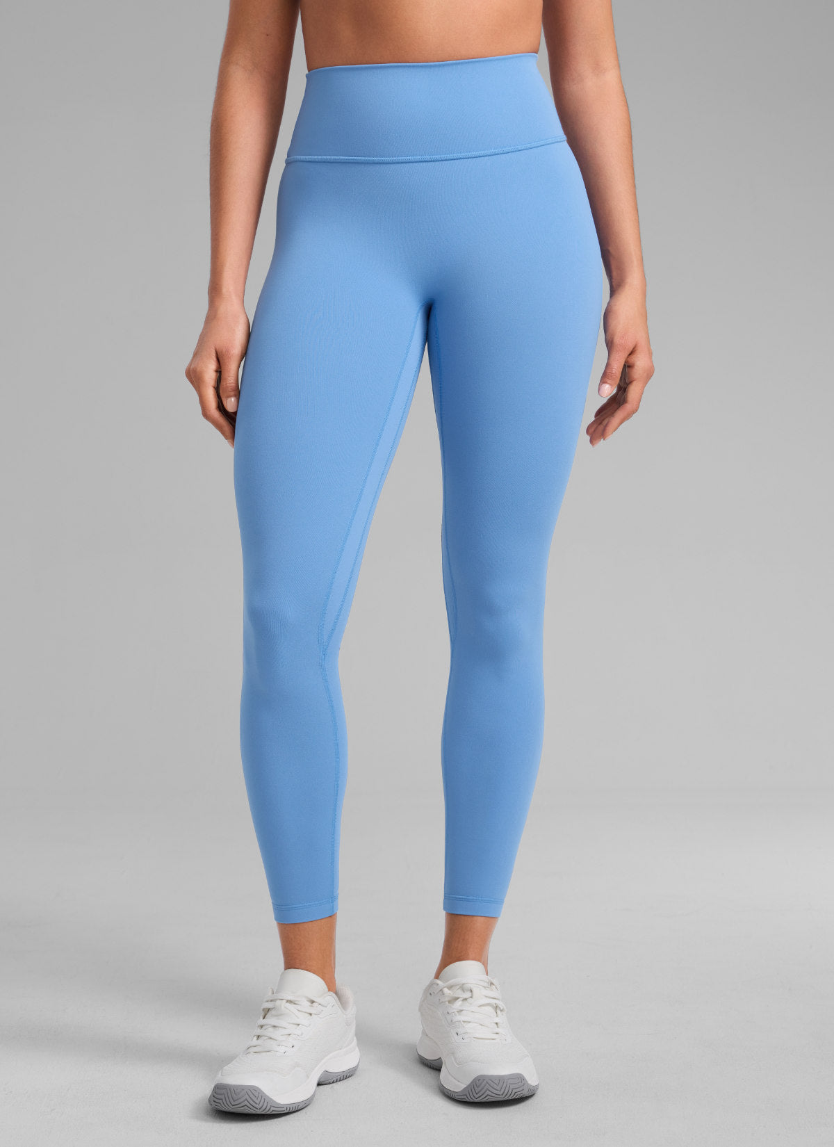 CRZ YOGA Women Butterlift High Rise Scrunch Butt Legging No Front Seam Party Blue