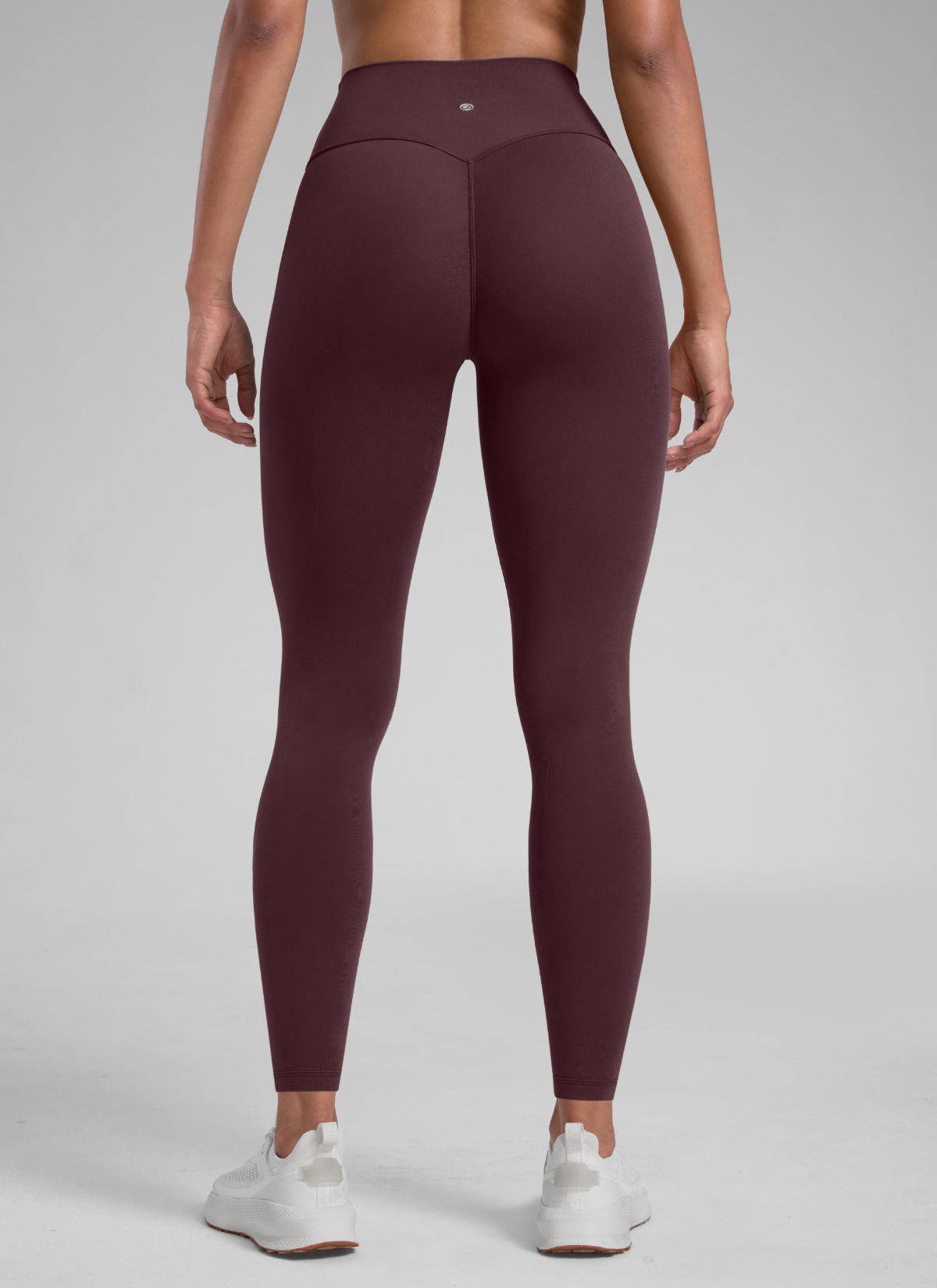 CRZ YOGA Women's Secretsculpt™ Workout No Front Seam Legging 28'' Ripe Plum