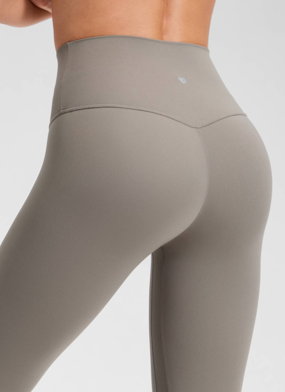 CRZ YOGA נשים Butterluxe יוגה מותן גבוה טייץ ללא תפר קדמי 64 ס"מ אפור אפר חם