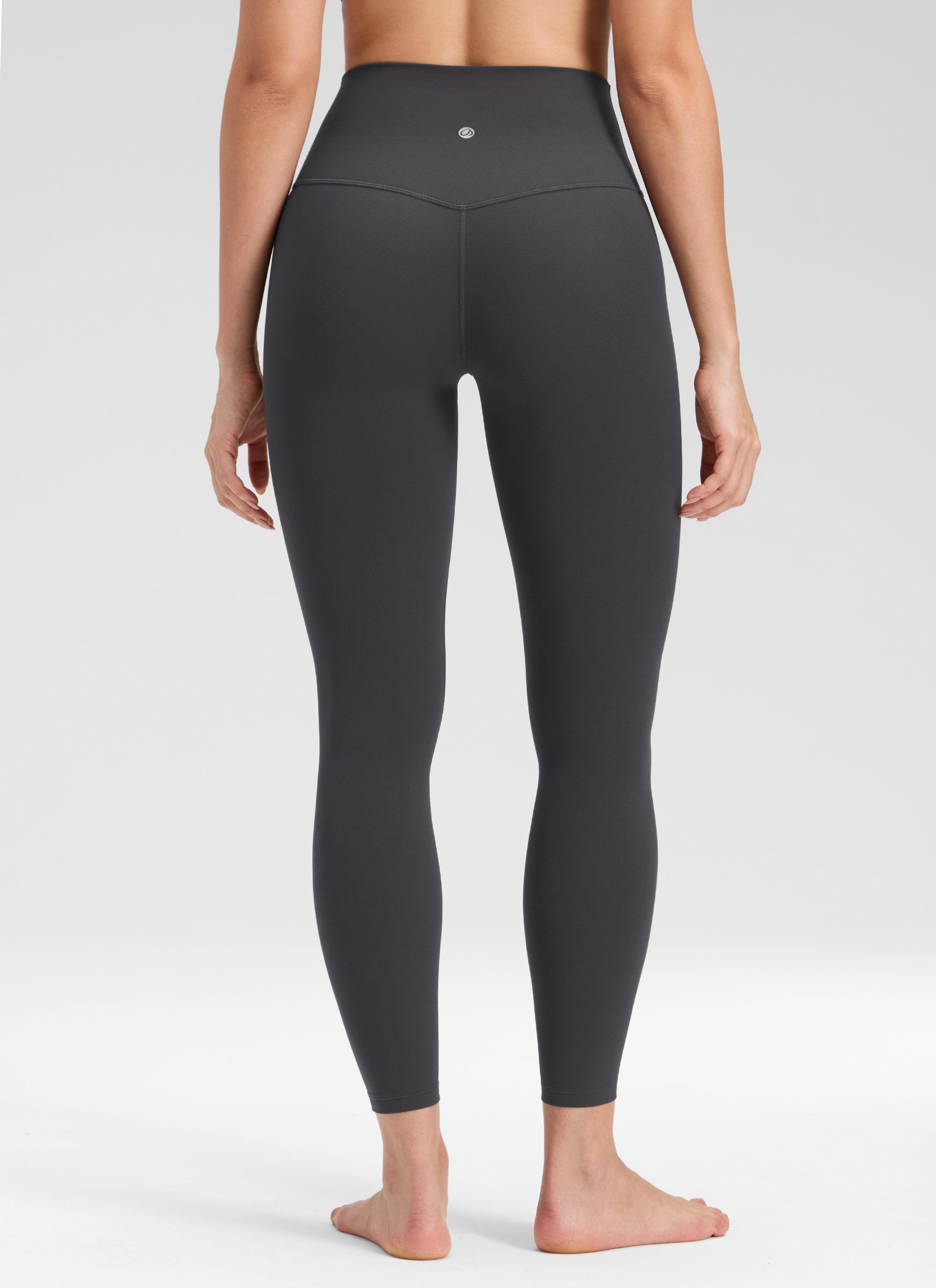 CRZ YOGA Women's Butterluxe Yoga High Rise No Front Seam Legging 25'' Mysterious Grey