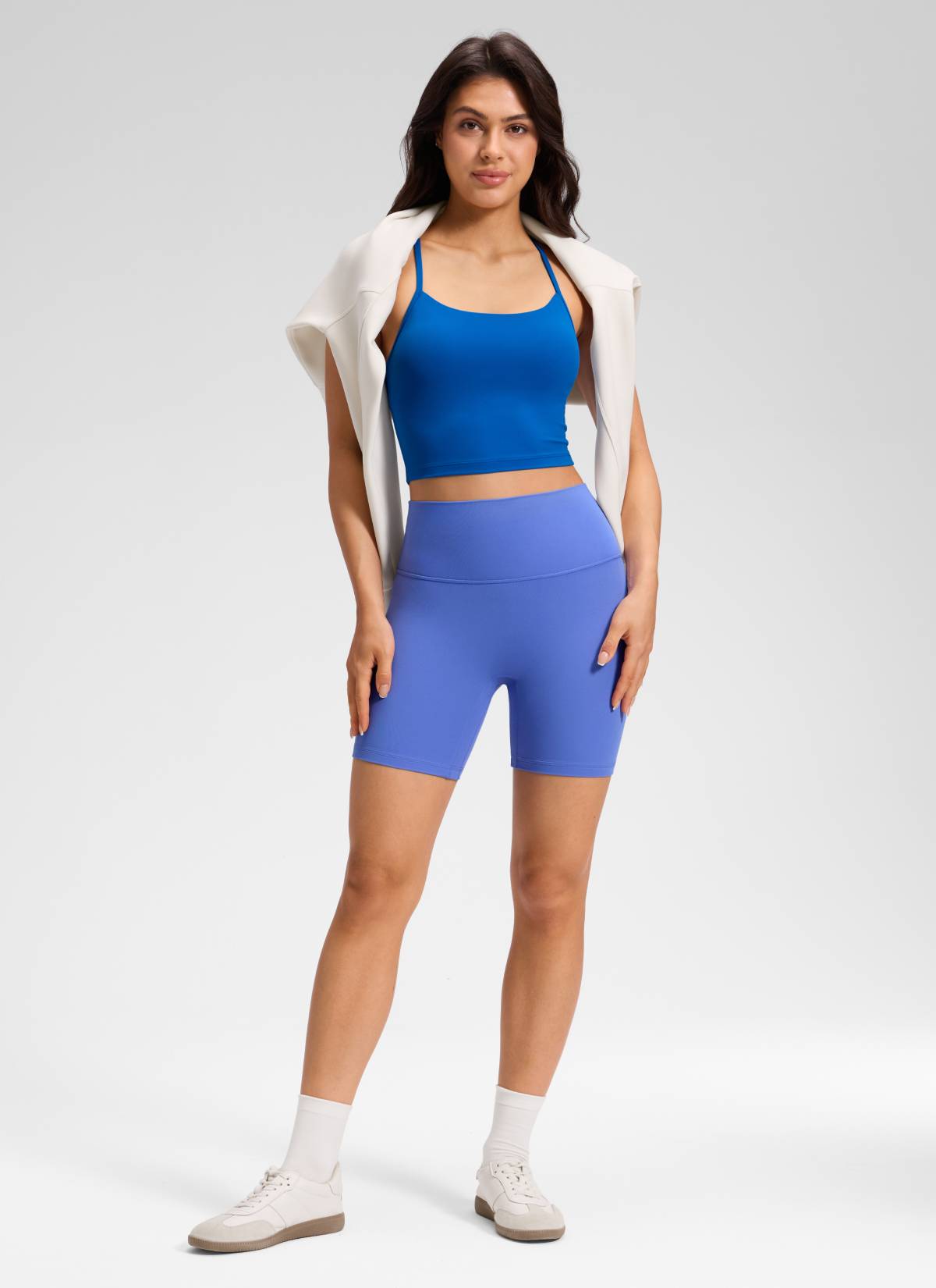 CRZ YOGA Women's Butterluxe Yoga High Rise No Front Seam Short 6