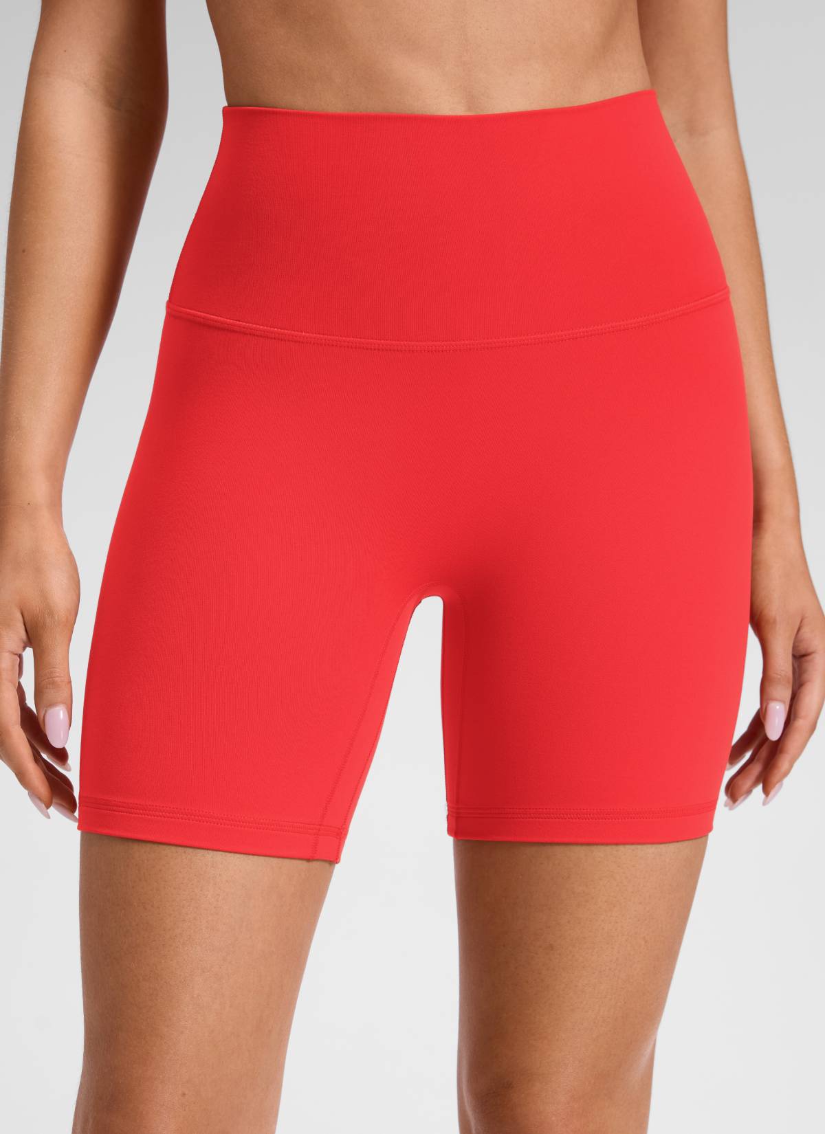CRZ YOGA Women's Butterluxe Yoga High Rise No Front Seam Short 6