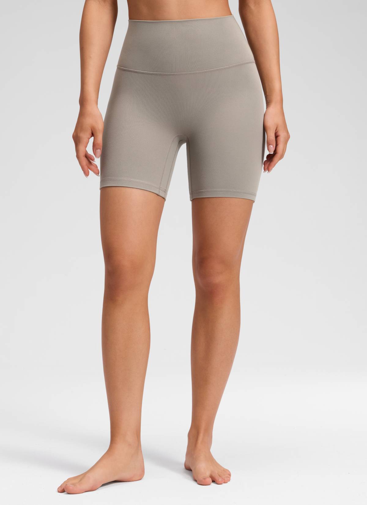 CRZ YOGA Women's Butterluxe Yoga High Rise No Front Seam Short 6