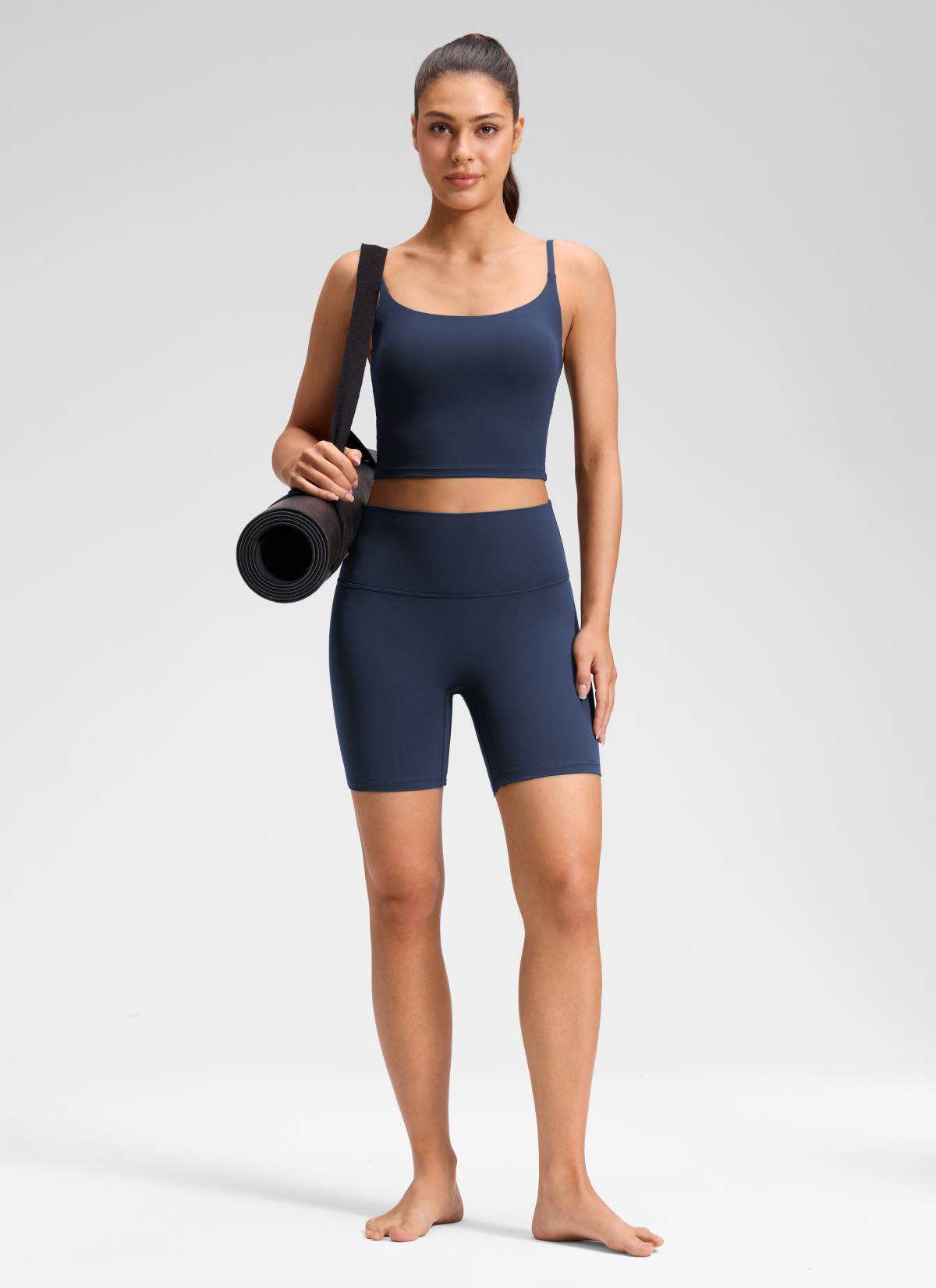 CRZ YOGA Women's Butterluxe Yoga High Rise No Front Seam Short 6