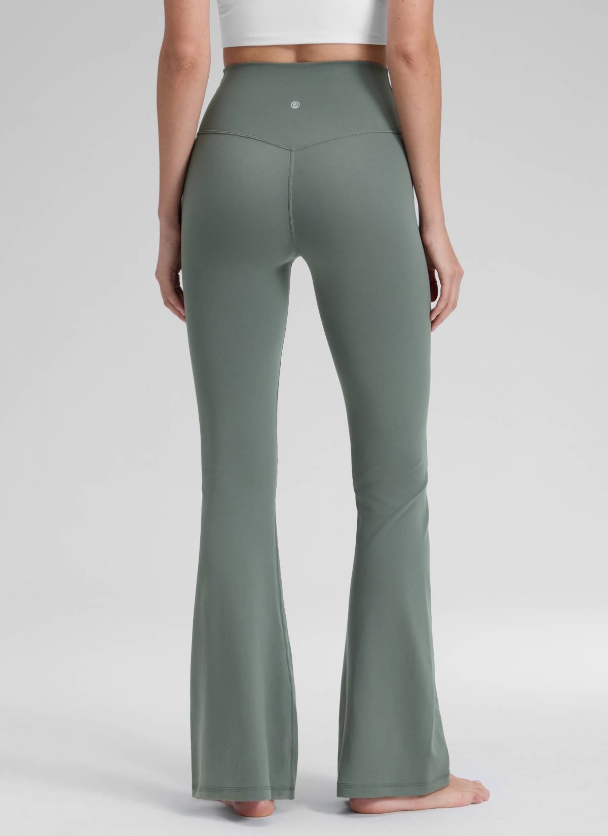 CRZ YOGA Women Butterluxe V Crossover High Waist Flare Leggings 31