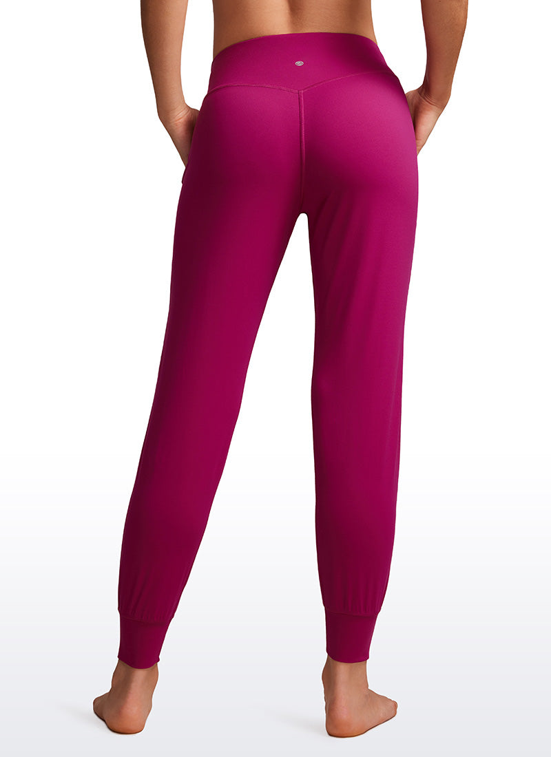 מכנסי ג'וגרס לנשים של CRZ YOGA Butterluxe , בגזרה Butterluxe עם כיסים, 27 אינץ', בצבע ירוק זית