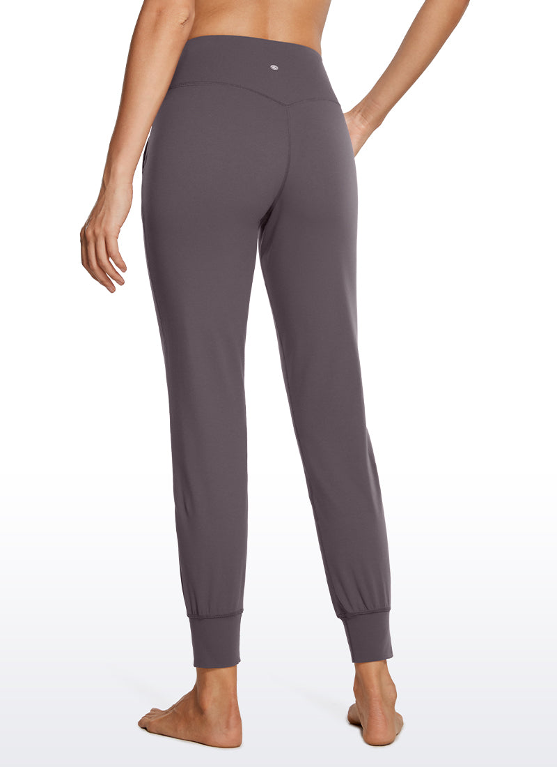 מכנסי ג'וגרס לנשים של CRZ YOGA Butterluxe , בגזרה Butterluxe , עם כיסים, 27 אינץ', צבע "טורנדו"