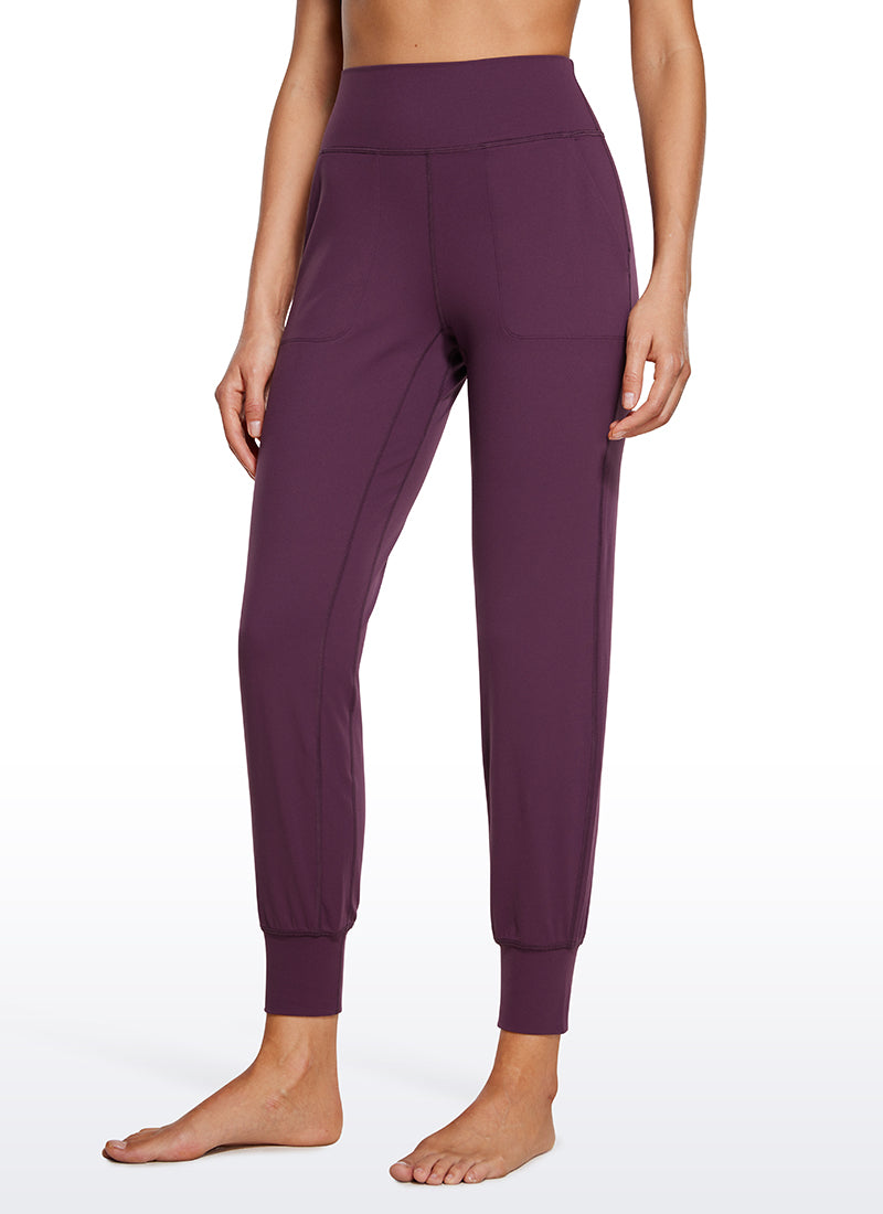 מכנסי ג'וגרס לנשים של CRZ YOGA Butterluxe , בגזרה Butterluxe , עם כיסים, 27 אינץ', צבע "טורנדו"