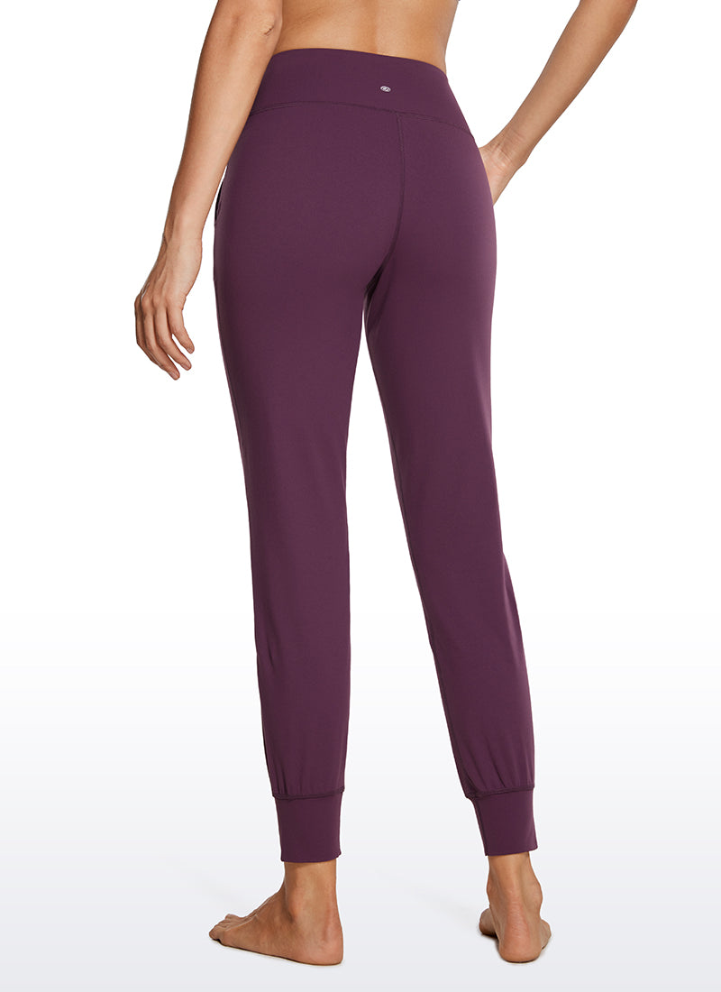 מכנסי ג'וגרס לנשים של CRZ YOGA Butterluxe , בגזרה Butterluxe , עם כיסים, 27 אינץ', צבע "טורנדו"