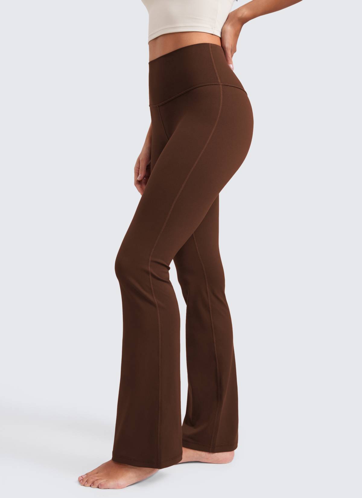 Butterluxe High Waist Flare Wide Leg Bootcut Pockets Leggings 31