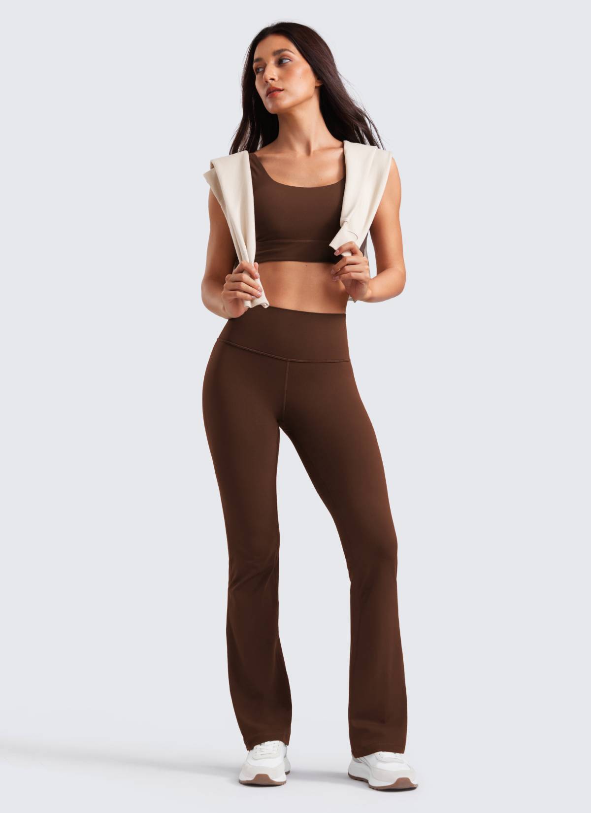 Butterluxe High Waist Flare Wide Leg Bootcut Pockets Leggings 31