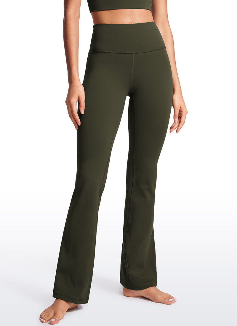 Butterluxe High Waist Flare Wide Leg Bootcut Pockets Leggings 31