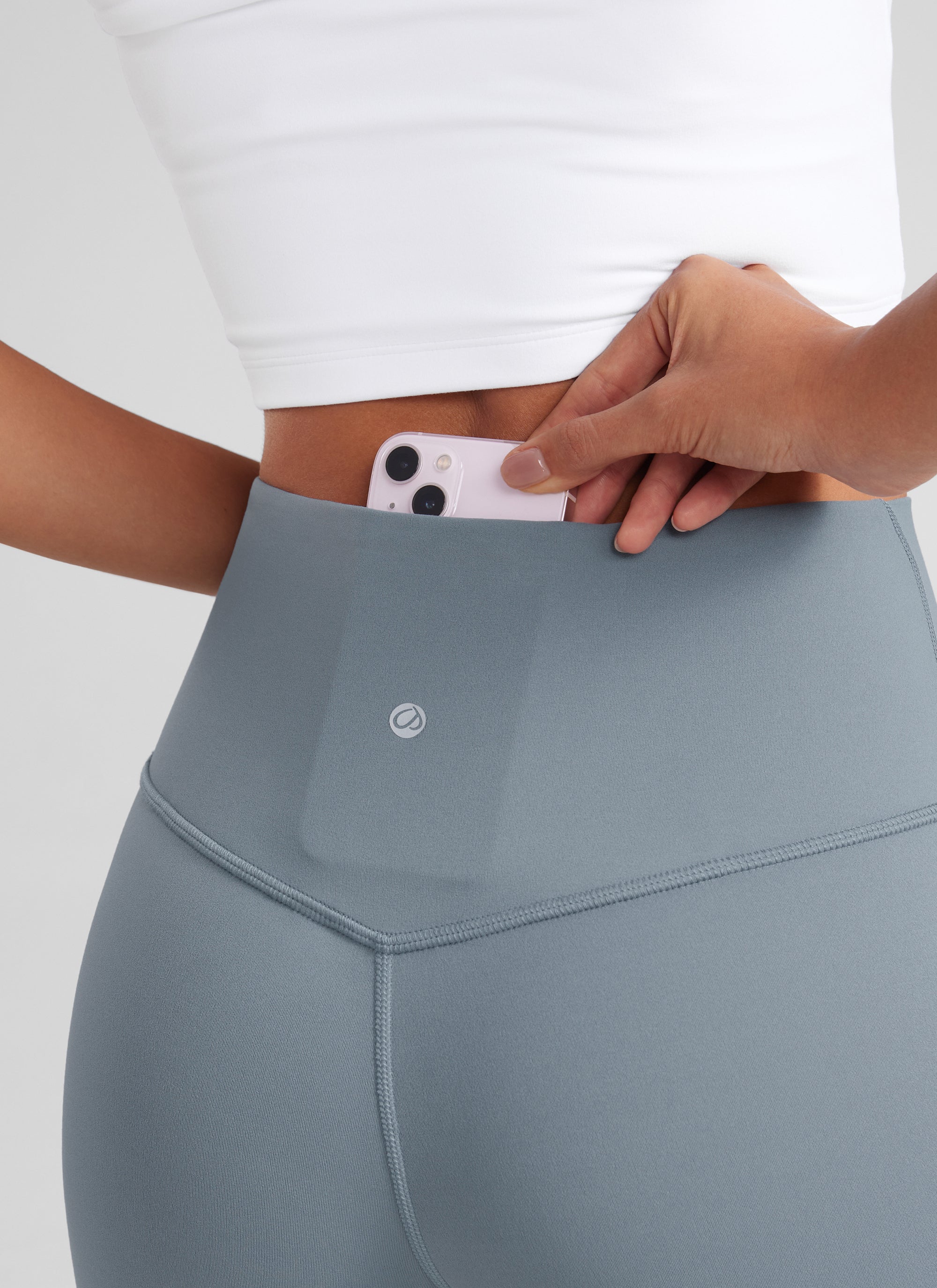 CRZ YOGA Women's Yoga High Waist Butterluxe Flare Pocket Leggings 29