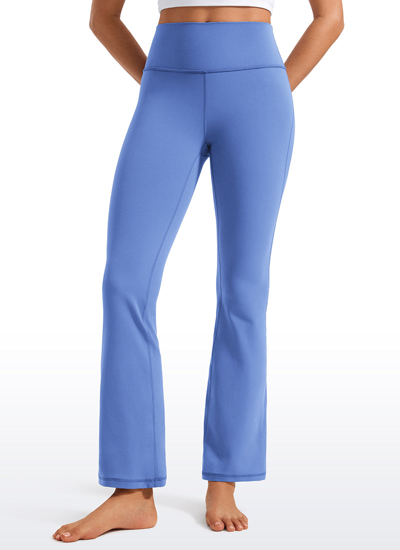 CRZ YOGA Women's Yoga High Waist Butterluxe Flare Pocket Leggings 29