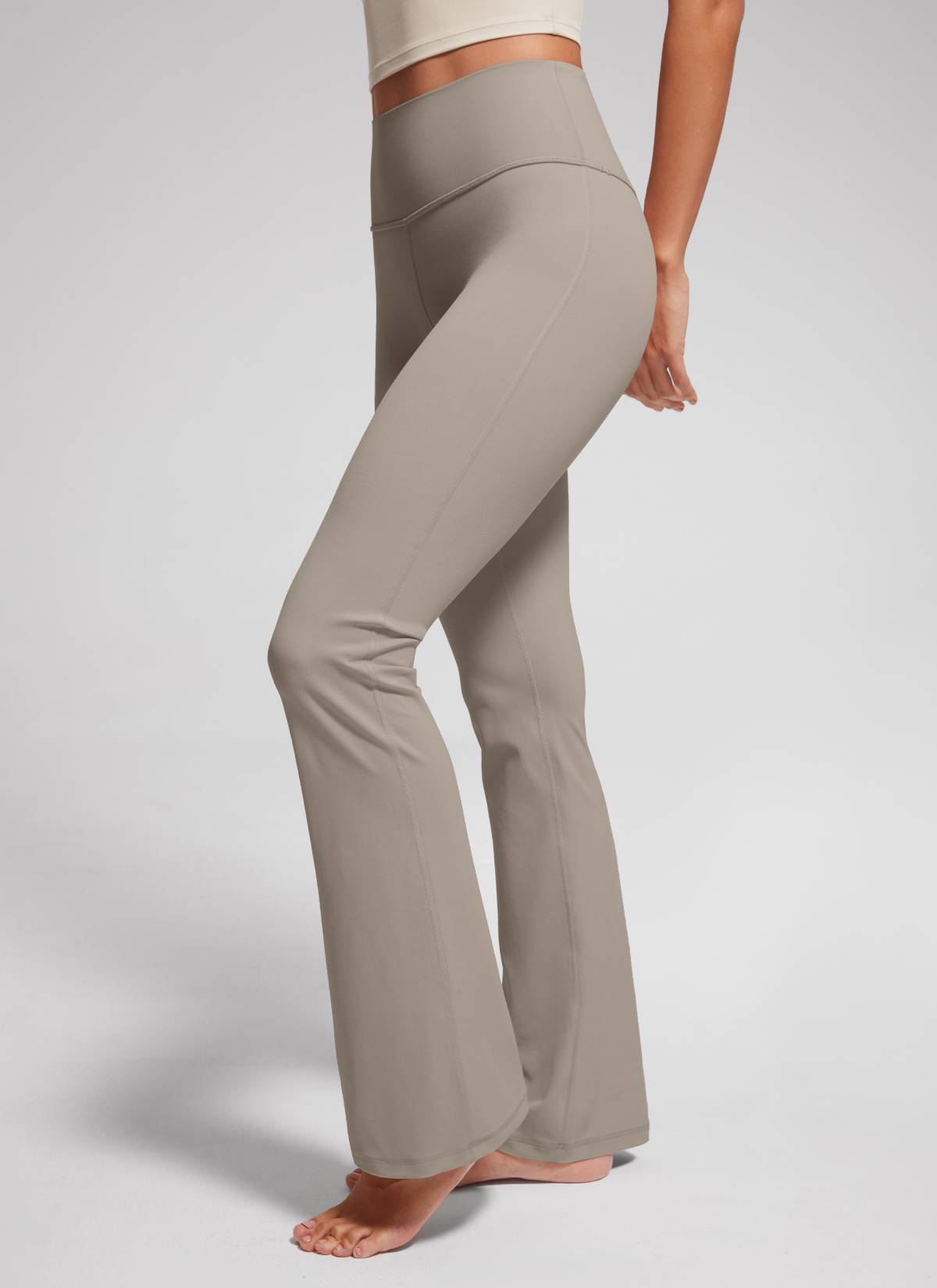 CRZ YOGA Women's Yoga High Waist Butterluxe Flare Pocket Leggings 29