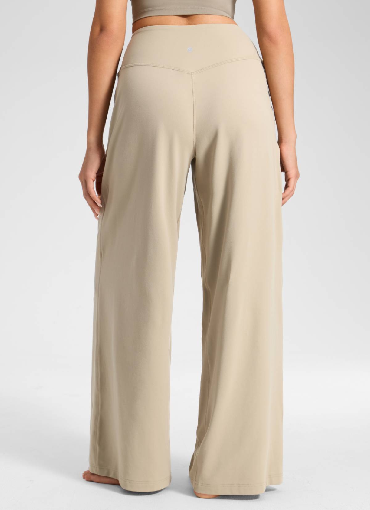 CRZ YOGA Women's Butterluxe Casual High Rise Pocket Wide Leg Pant 30