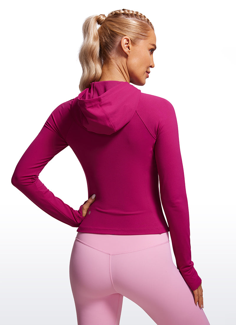 CRZ YOGA – Butterluxe לנשים Butterluxe : סווטשירטים עם רוכסן מלא, מעילים, בצבע מג'נטה-סגול